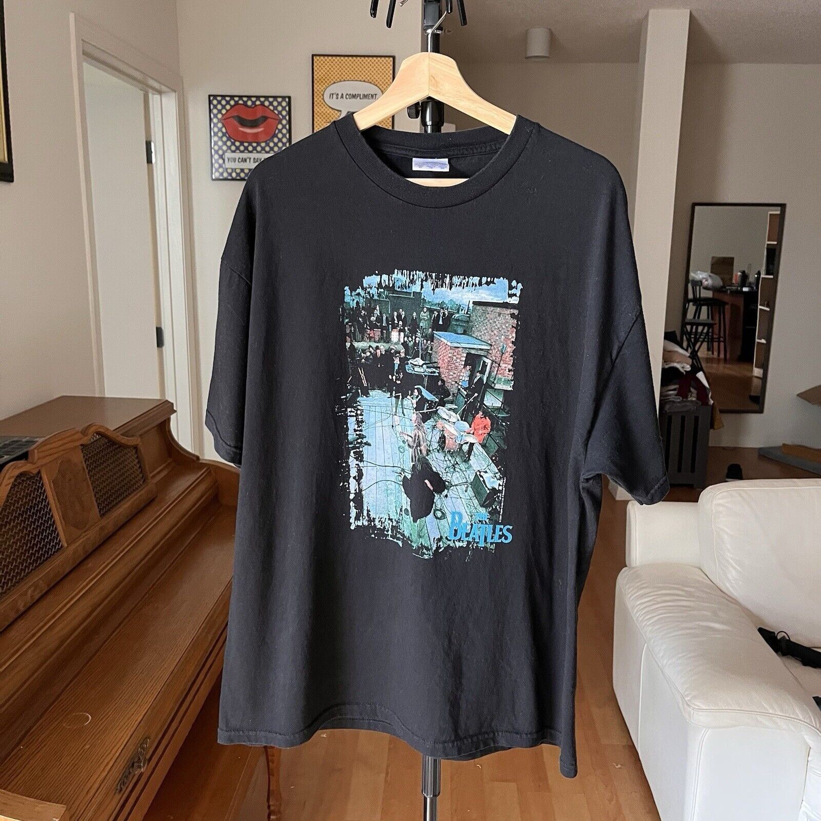 Band Tees VINTAGE THE BEATLES TENNESSEE RIVER LAST CONCERT TEE XL 90S Size US XL / EU 56 / 4 - 1 Thumbnail