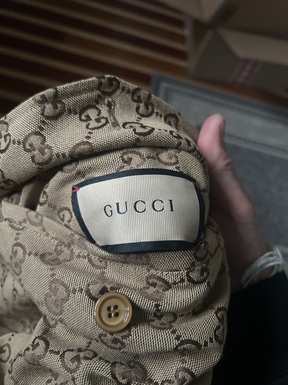 (STEAL)Gucci Reversible Bomber Jacket