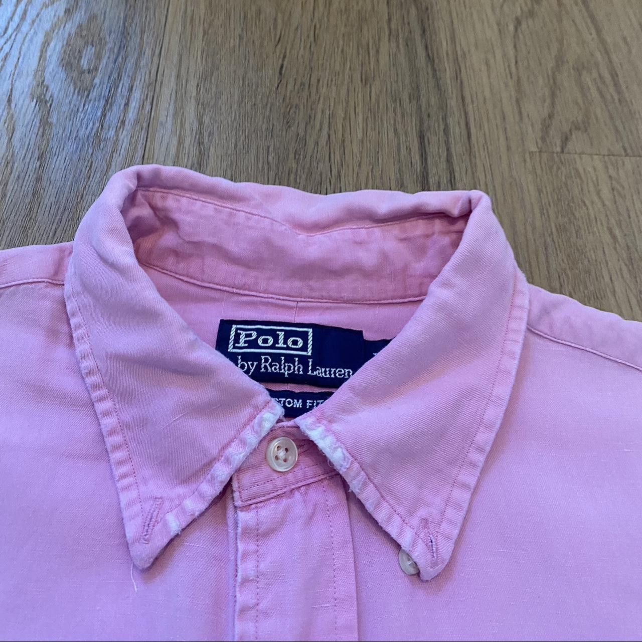 Polo Ralph Lauren Pink Polo Ralph Lauren button-up shirt Vintage Retro Size US XL / EU 56 / 4 - 4 Thumbnail