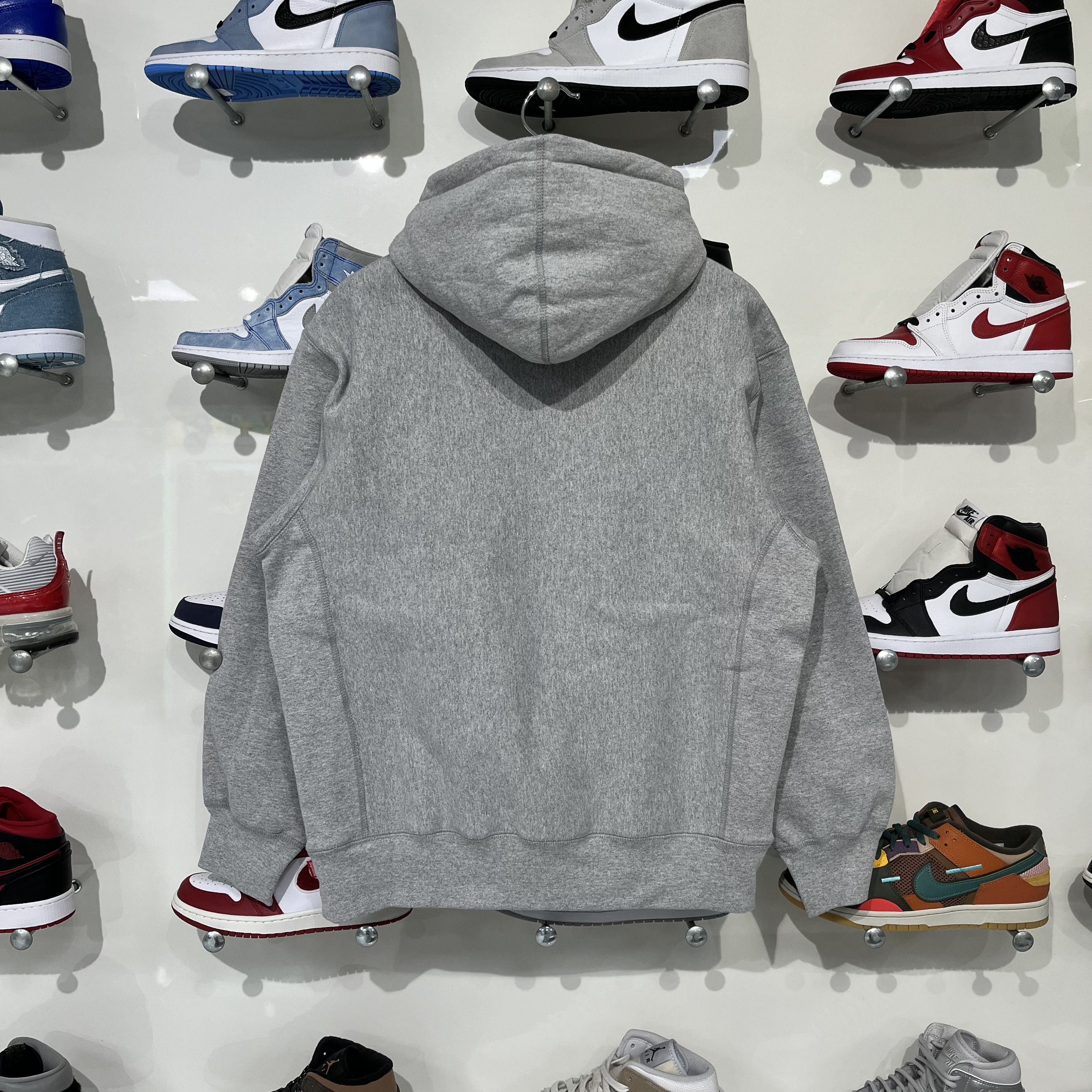 Supreme Supreme Cross Box Logo Hoodie Grey Size US M / EU 48-50 / 2 - 2 Thumbnail