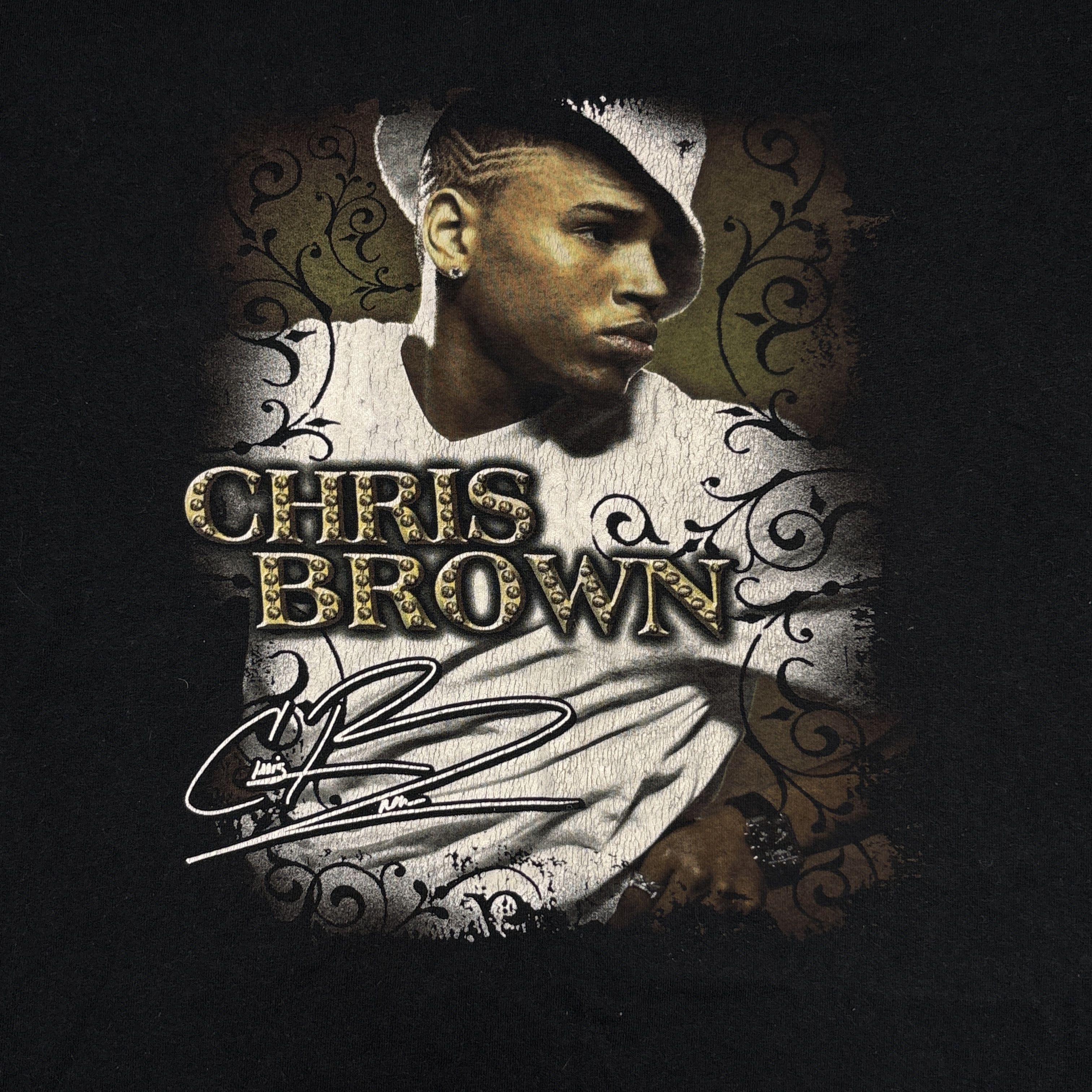 Band Tees Vintage Chris Brown Shirt Y2K Tour Hip Hop Band Tee Rap Tee Size US L / EU 52-54 / 3 - 3 Thumbnail
