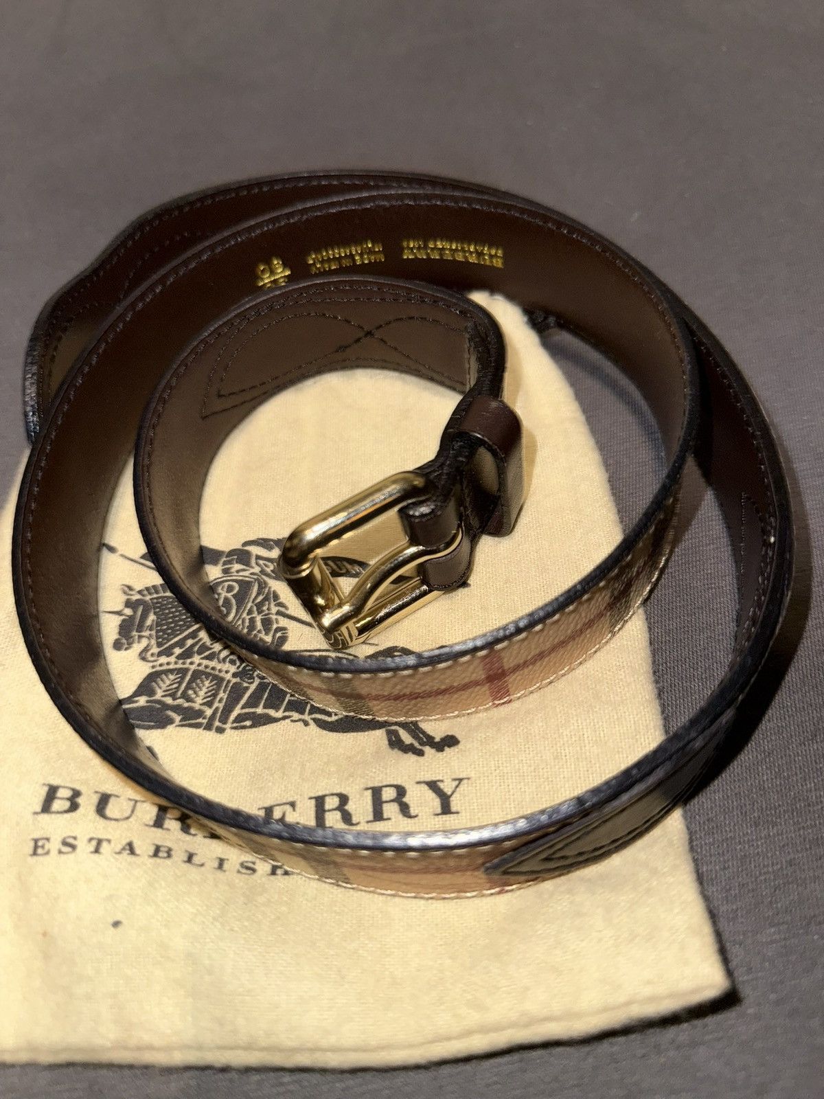 Burberry Burberry belt unisex Size ONE SIZE - 1 Thumbnail