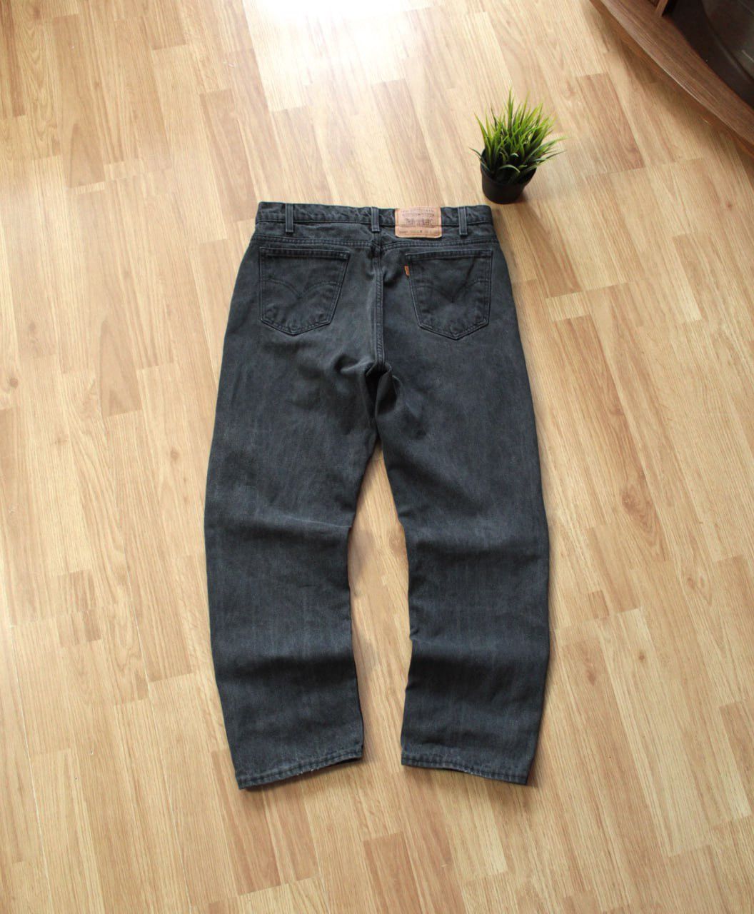 Levi's × Levi's Vintage Clothing × Vintage 🔥 90s LEVIS 505 Black 34x30 Denim Pants Jeans Regular Fit Size US 34 / EU 50 - 1 Thumbnail