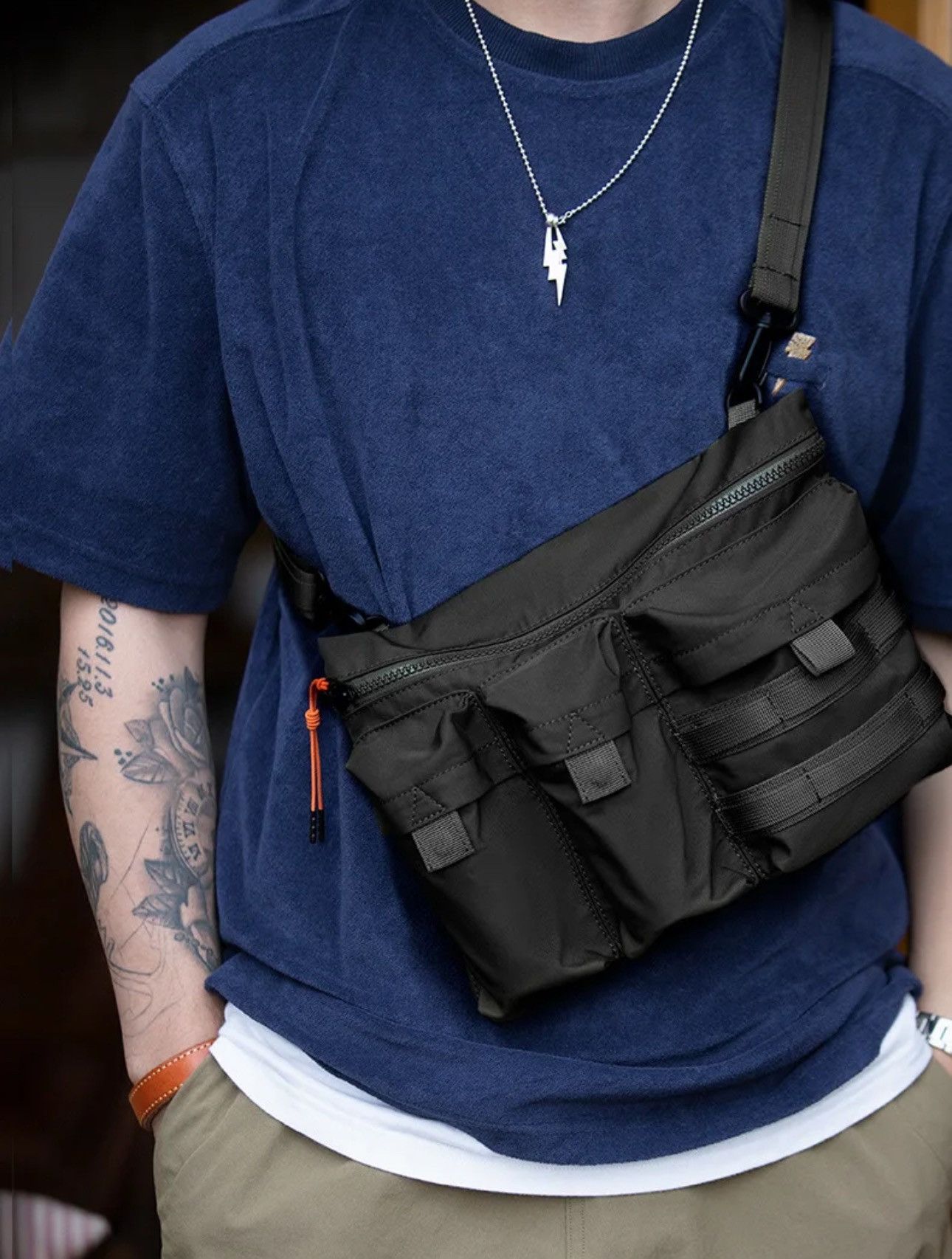 Japanese Brand Military outdoor shoulder side bag crossbody bag Size ONE SIZE - 3 Thumbnail