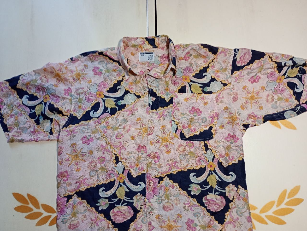 Vintage Any Way Classic Silk Shirt Vintage 90's Size US XL / EU 56 / 4 - 2 Thumbnail