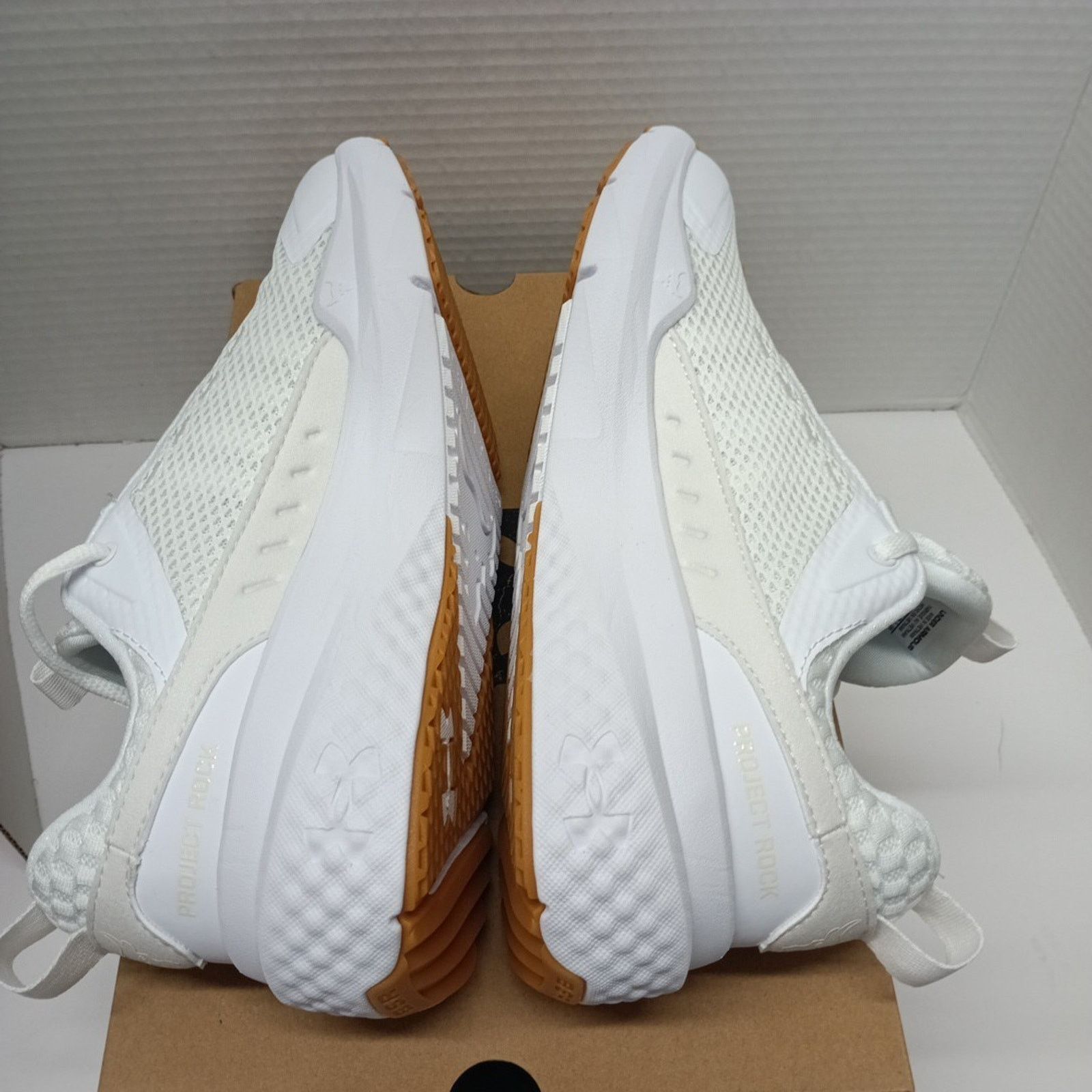 Under Armour Under Armour Project Rock BSR 5 UA Shoes Women Sz 8.5 White Size US 8.5 / IT 38.5 - 7 Thumbnail