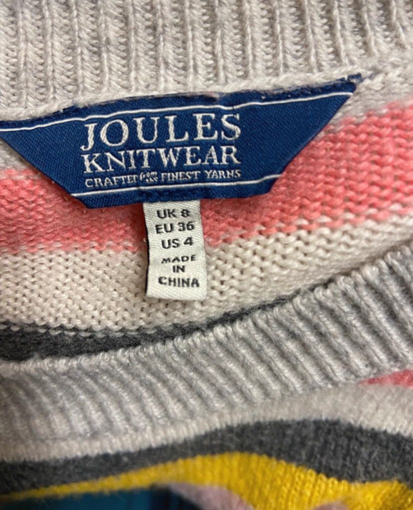 Other Cute Joules Knitwear Striped Sweater Jumper UK 8 US 4 Size S / US 4 / IT 40 - 7 Thumbnail