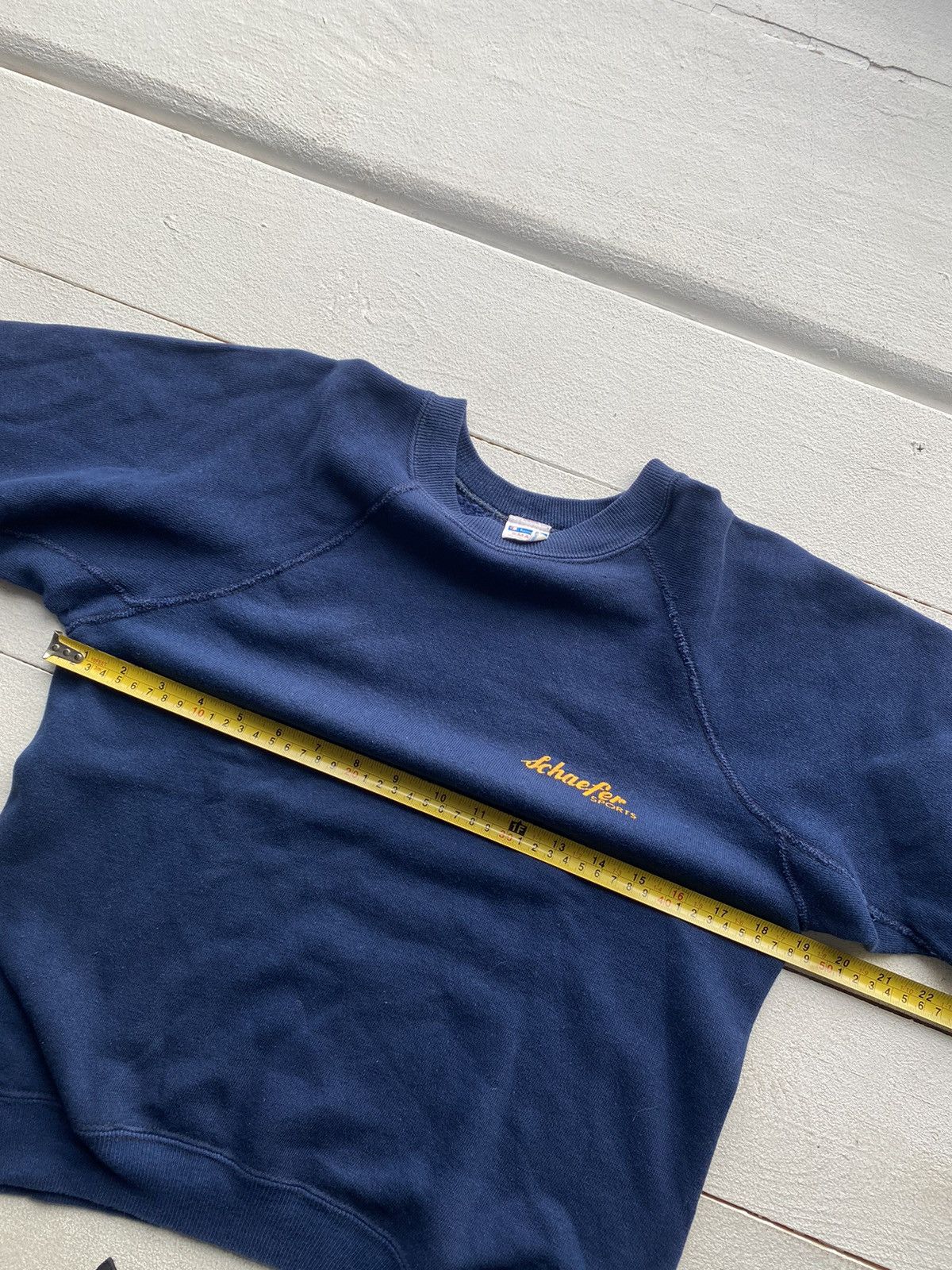 Champion × Vintage 1980s🔥OG VINTAGE CHAMPION BLUE SWEATSHIRT USA MADE MENS RARE Size US S / EU 44-46 / 1 - 5 Thumbnail