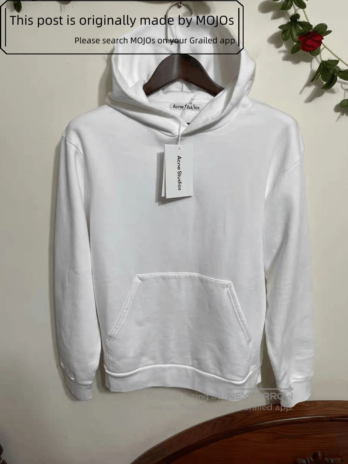 Acne Studios Acne Studios Colors Logo Print White Hoodie mojos1944. Size US XS / EU 42 / 0 - 1 Thumbnail