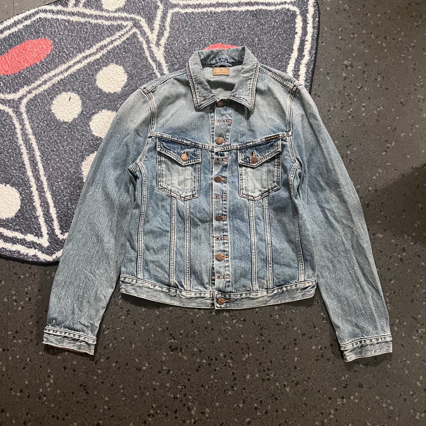 Nudie Jeans Womens Nudie Jeans Co Vintage Light Wash Denim Jacket Size US S / EU 44-46 / 1 - 1 Thumbnail