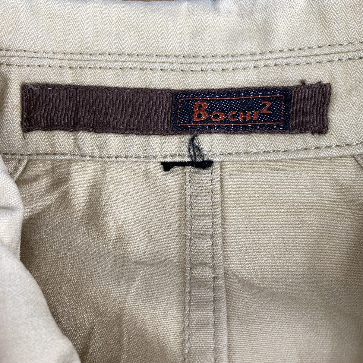 Japanese Brand BOCHI2 Japanese Brand Multi Pockets Button Up Cream Denim Size US L / EU 52-54 / 3 - 5 Thumbnail