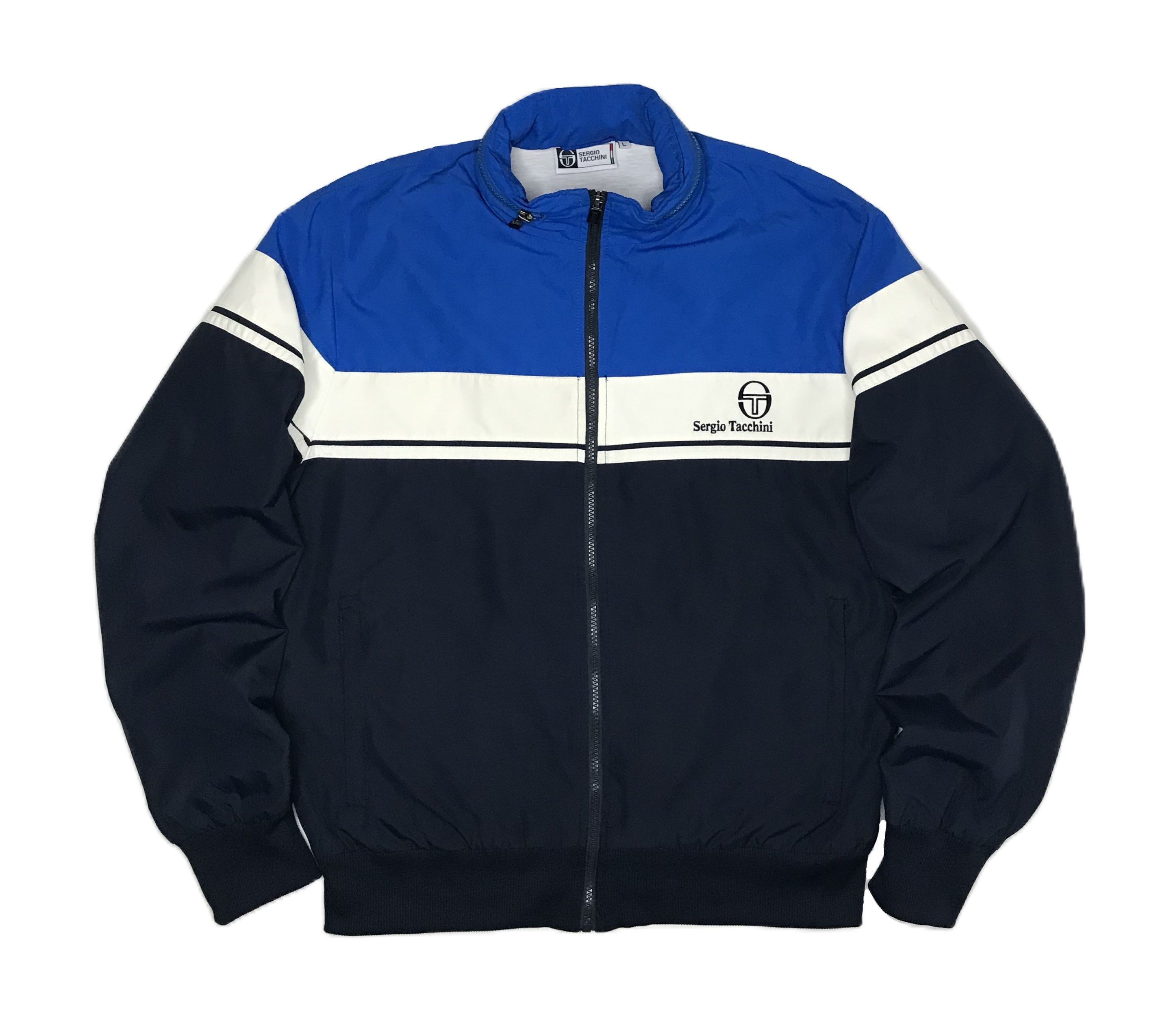 Sergio Tacchini Sergio Tacchini Zip Jacket Retro Y2K Mens Sz L Size US L / EU 52-54 / 3 - 1 Thumbnail