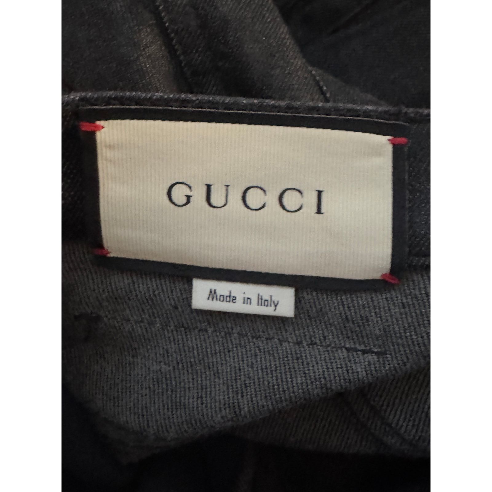 Gucci Gucci Black Memento Mori Skinny Jeans Size US 31 - 9 Thumbnail