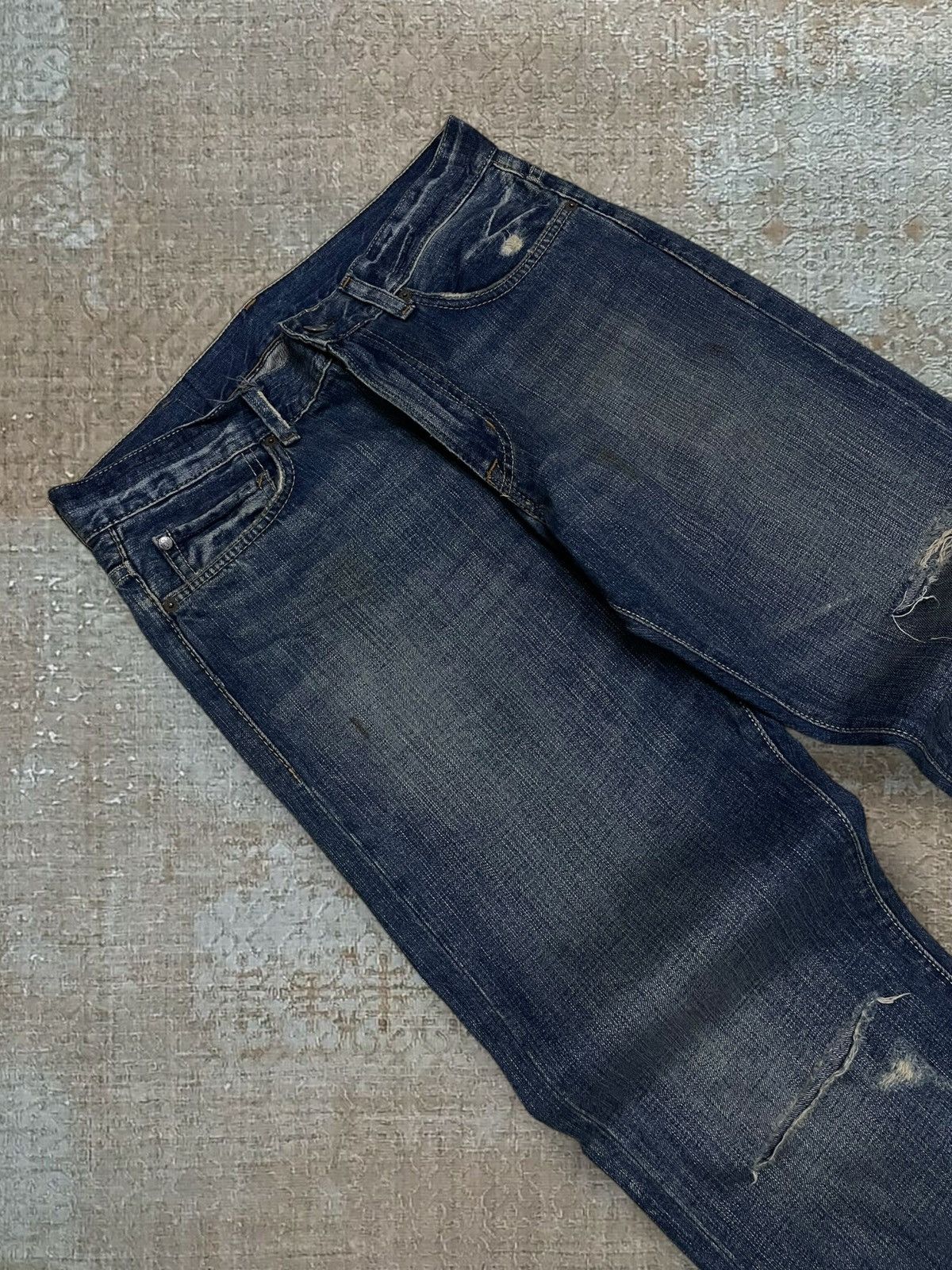 Ralph Lauren Vintage Designer Ralph Lauren Denim&Supply Distressed Style Size US 33 - 4 Thumbnail