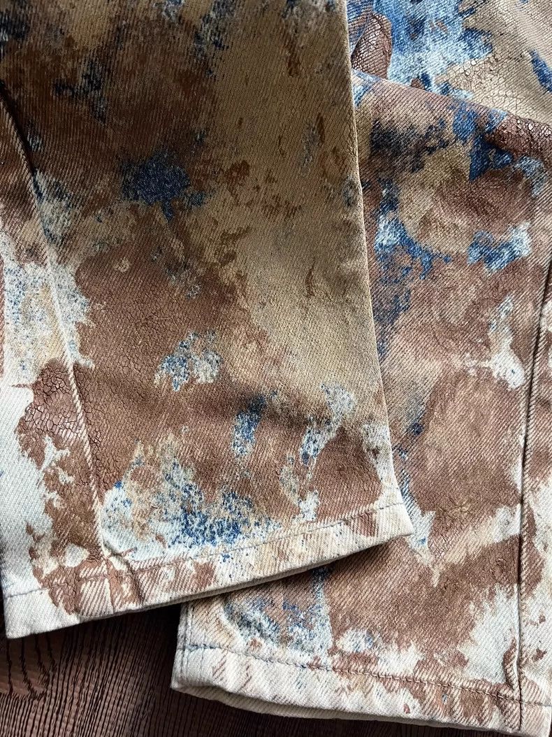 Versace Versace Violent yellow mud jeans Size US 29 - 8 Thumbnail