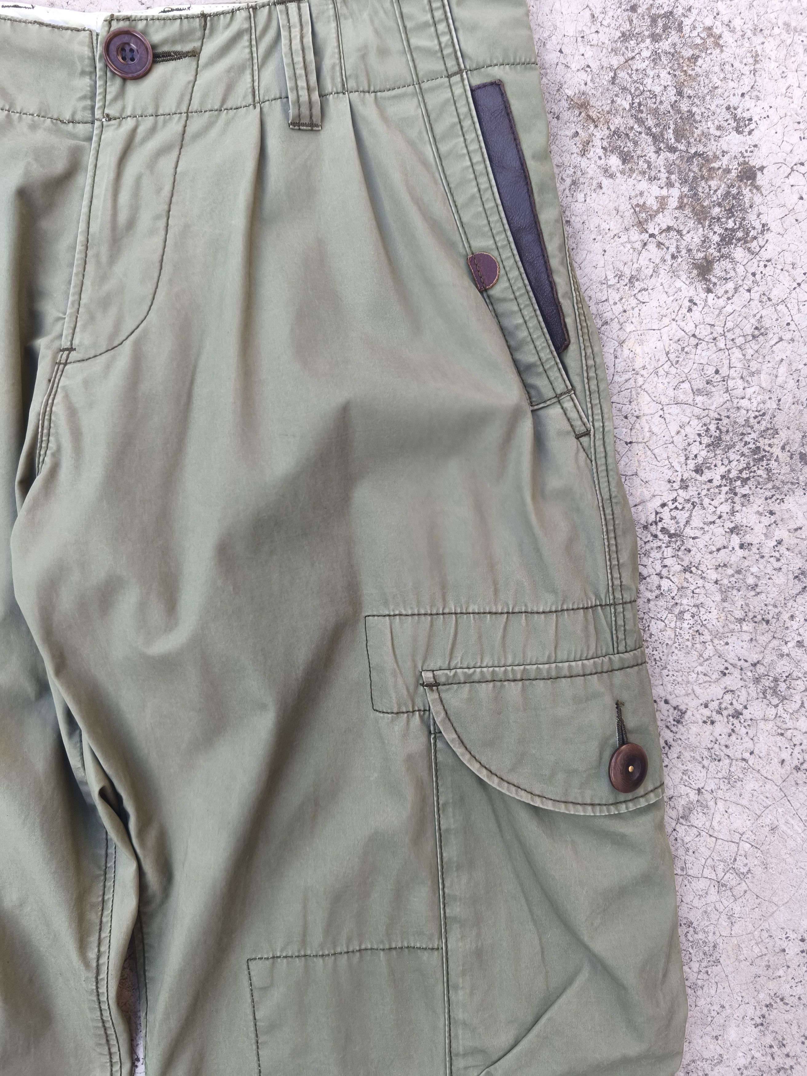 R.Newbold R Newbold Cargo pants Olive Green color Size US 32 / EU 48 - 4 Thumbnail