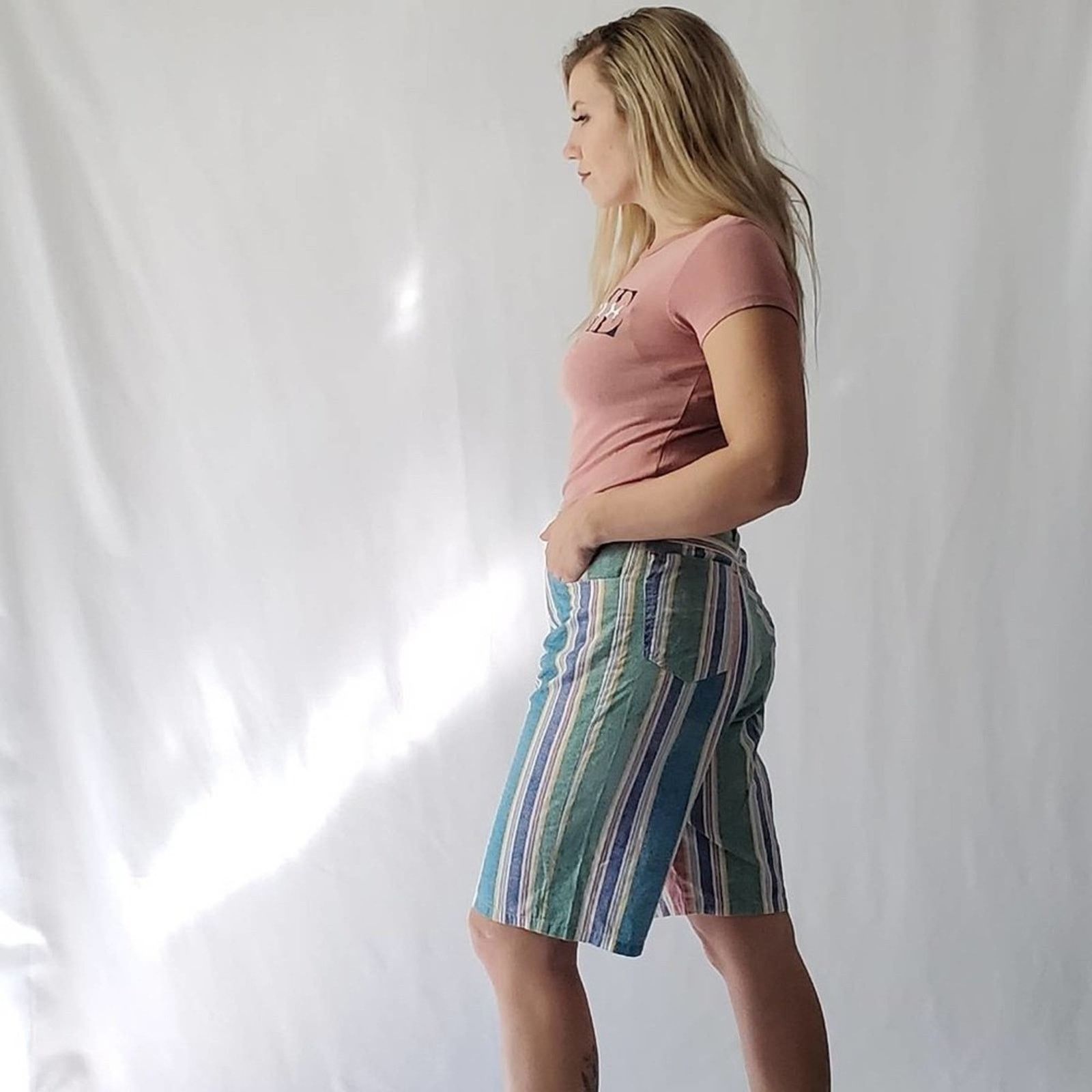 Vintage Vintage 90's Hot Pants Shorts Size 32" / US 10 / IT 46 - 8 Thumbnail