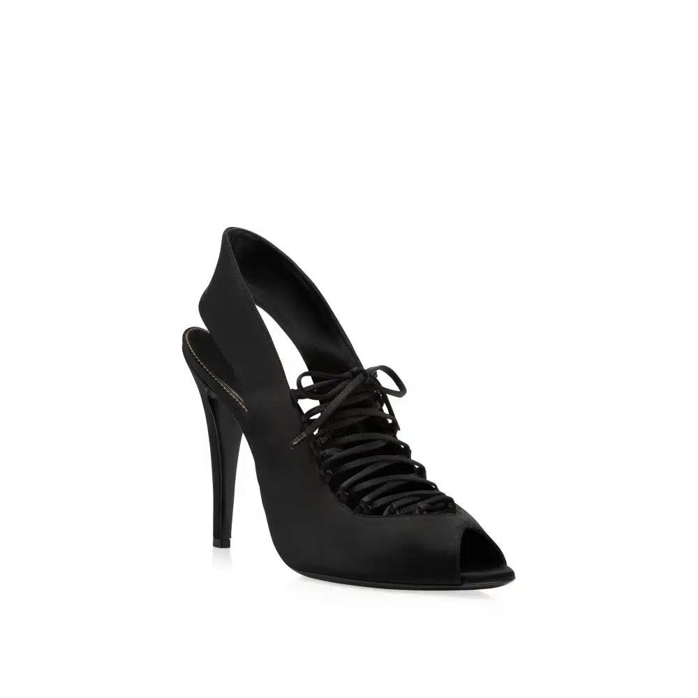 Tom Ford o1loc1c1024 J1416 Slingback Pumps in Black Size US 6 / IT 36 - 2 Thumbnail