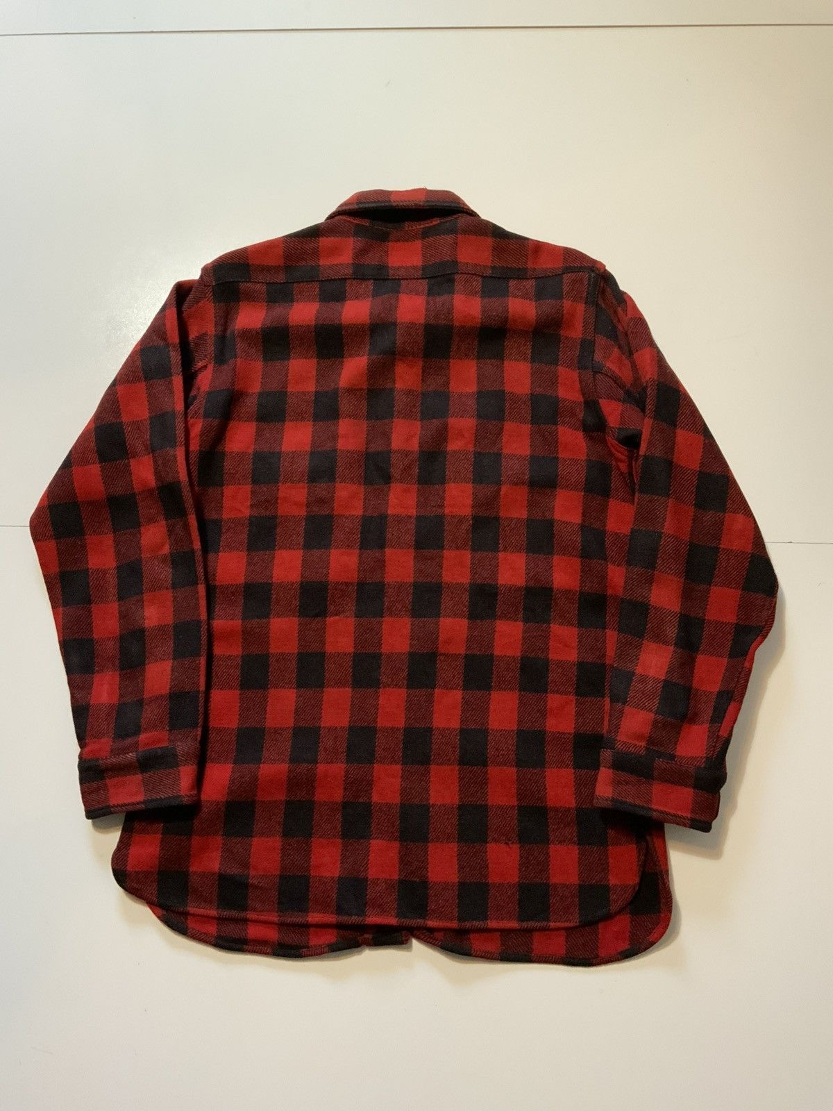 Vintage VTG 40s 50s Buck Skein Joe Buffalo Plaid Wool Flannel Shirt Size US S / EU 44-46 / 1 - 2 Thumbnail
