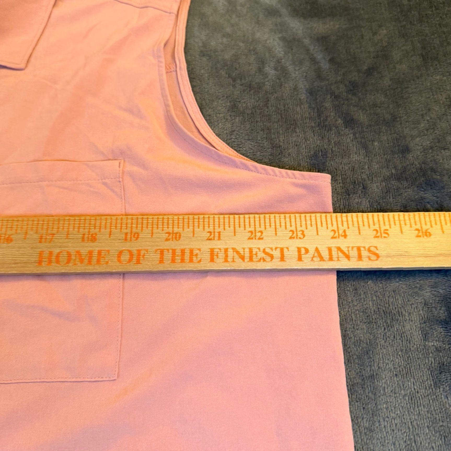 Pinko VINTAGE? No — (But item not vintage) Stylus Pink Button Up Sleeveless Pocket Shirt Top Lightweight Womens Extra Large Size XL / US 12-14 / IT 48-50 - 6 Thumbnail