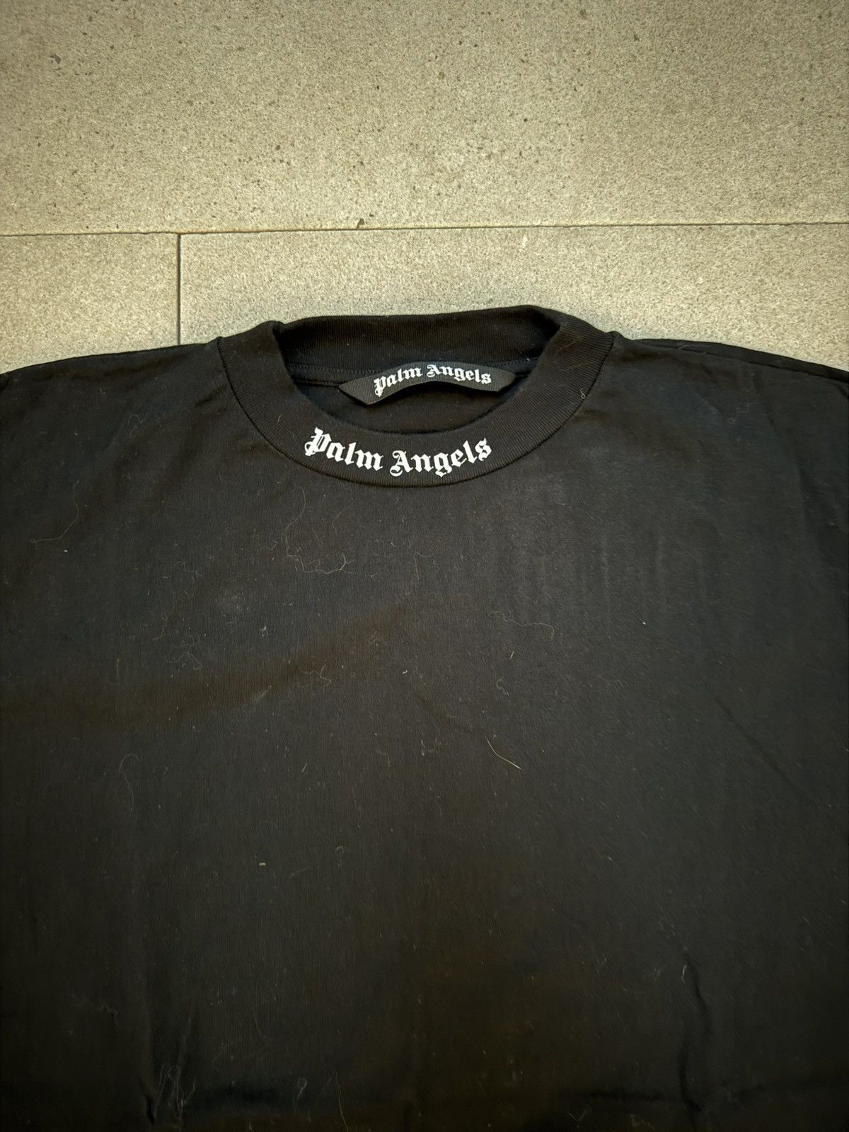 Palm Angels Palm Angels Black Logo T Shirt Size US L / EU 52-54 / 3 - 2 Thumbnail