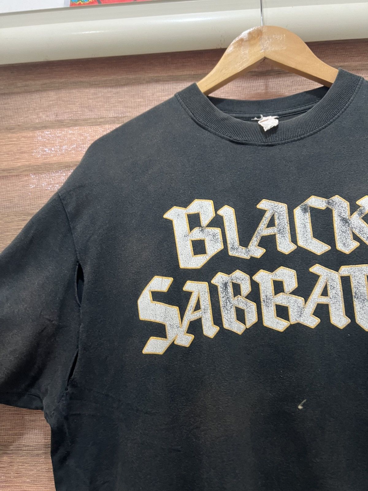 Band Tees × Vintage Vintage 90s Euro Black Sabbath Parking Lot Boot Size US L / EU 52-54 / 3 - 4 Thumbnail