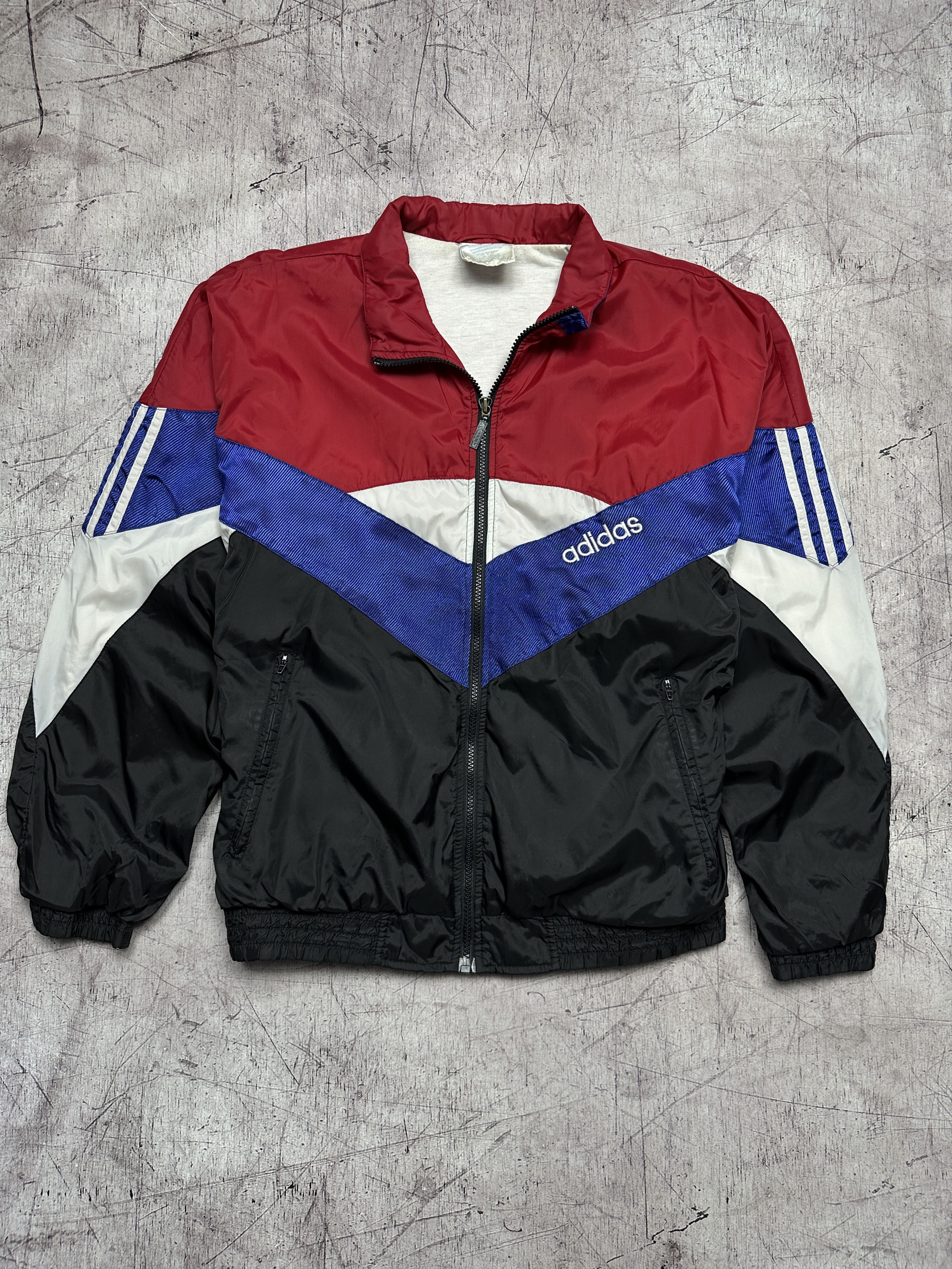 Adidas × Vintage Adidas 90s nylon multicolour track suit y2k