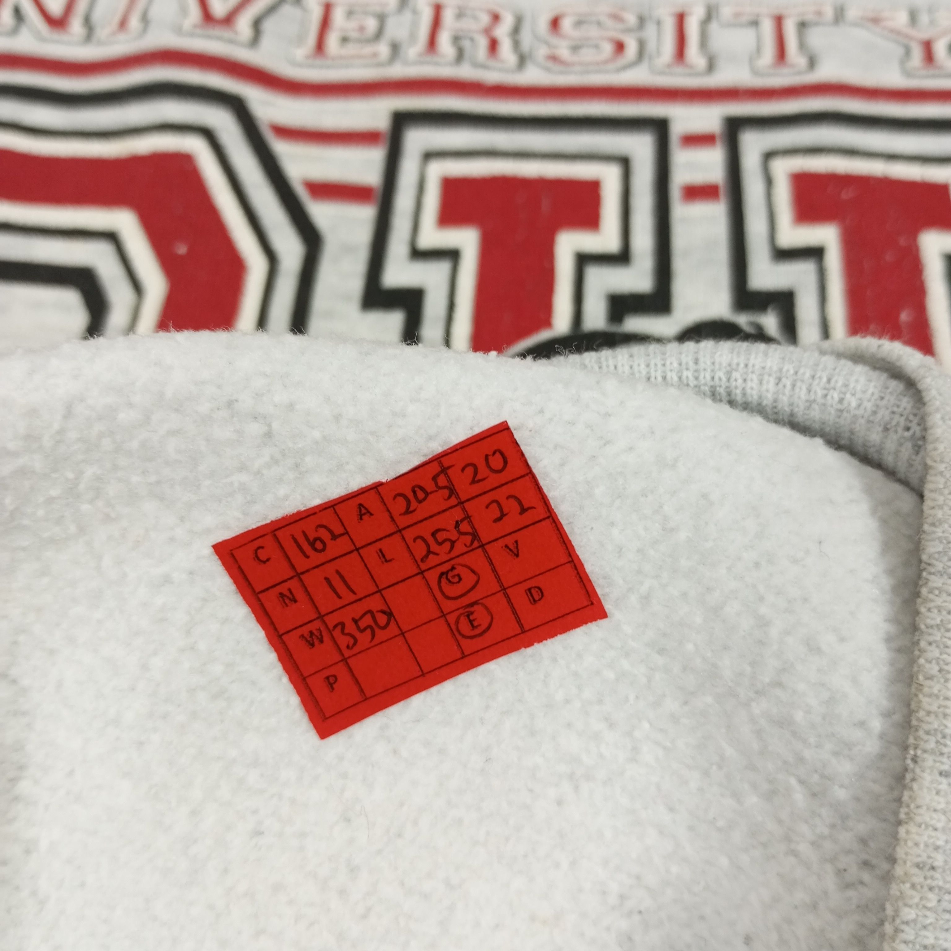 Tultex × Vintage Ohio State University Buckeyes Vintage Distressed Sweatshirt Size US S / EU 44-46 / 1 - 12 Thumbnail