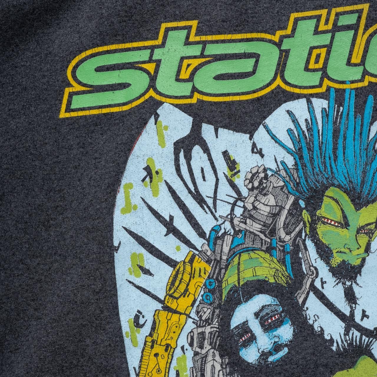 Band Tees Static X Wisconsin Death Trip Hoodie - 1999 - rare Size US XL / EU 56 / 4 - 6 Thumbnail