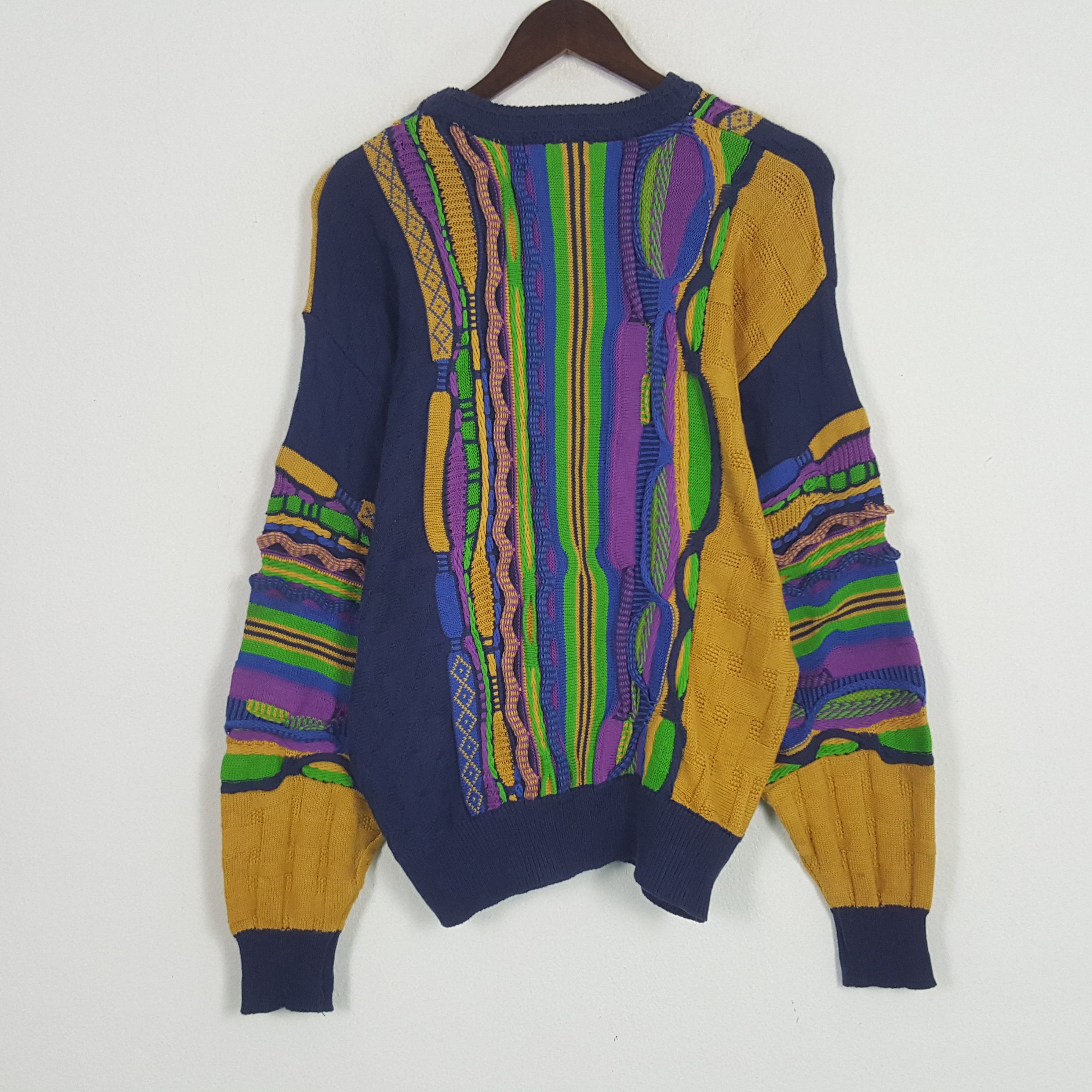Designer × Vintage Vintage Christian Mode Knitwear Like Coogi Size US S / EU 44-46 / 1 - 3 Thumbnail