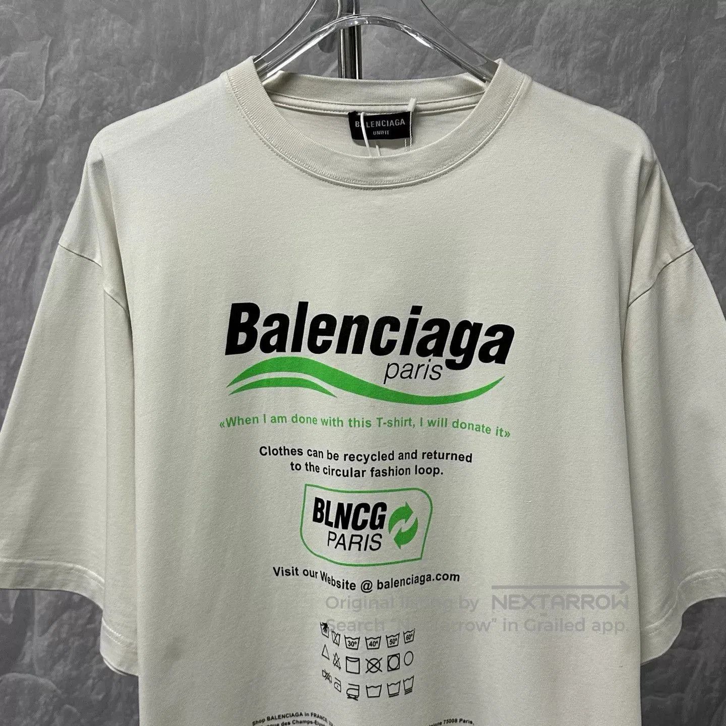 Balenciaga balenciaga eco-friendly graphic short sleeve t-shirt. Size US M / EU 48-50 / 2 - 2 Thumbnail