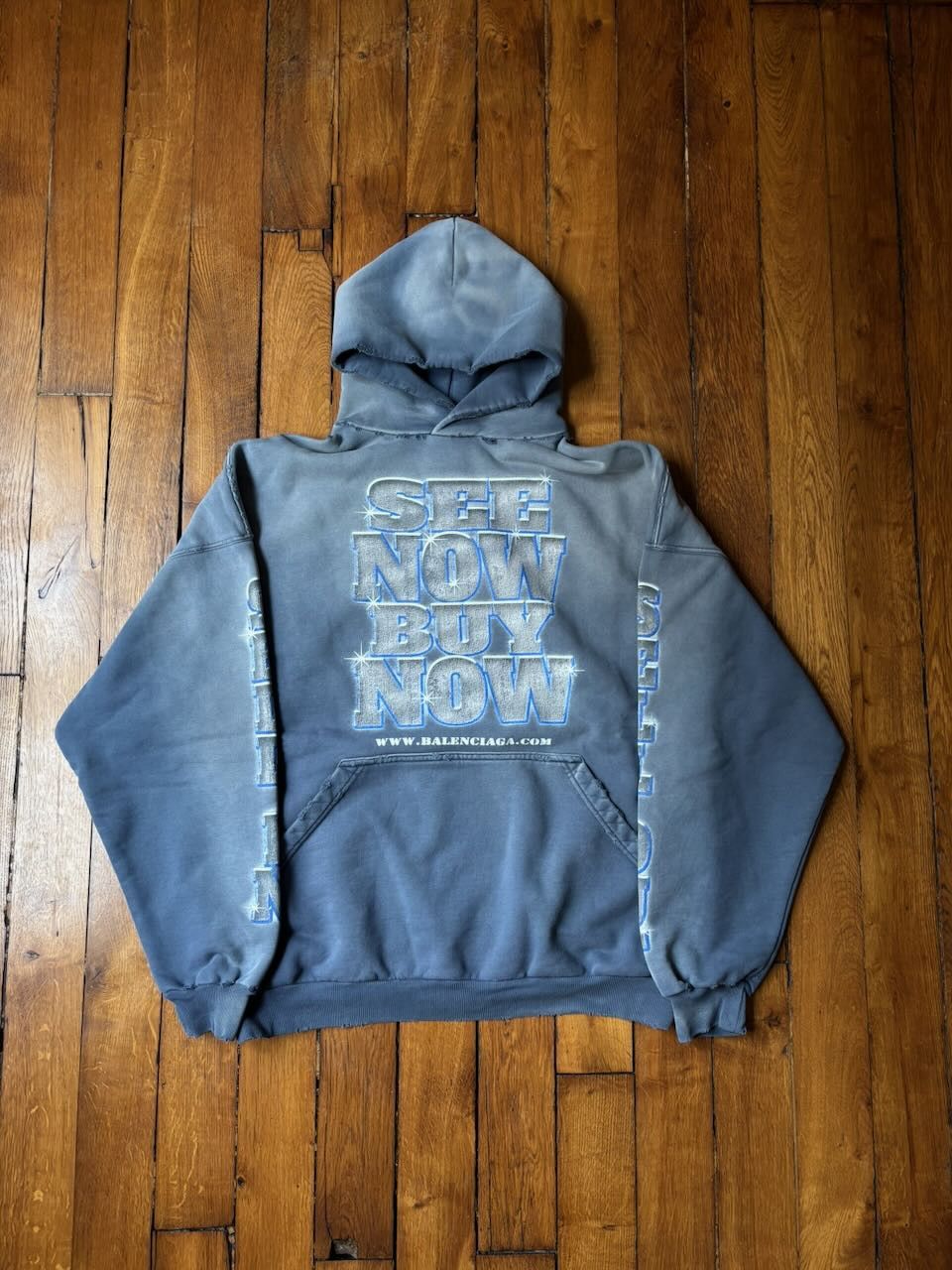 Balenciaga See now buy now hoodie Size US S / EU 44-46 / 1 - 1 Thumbnail