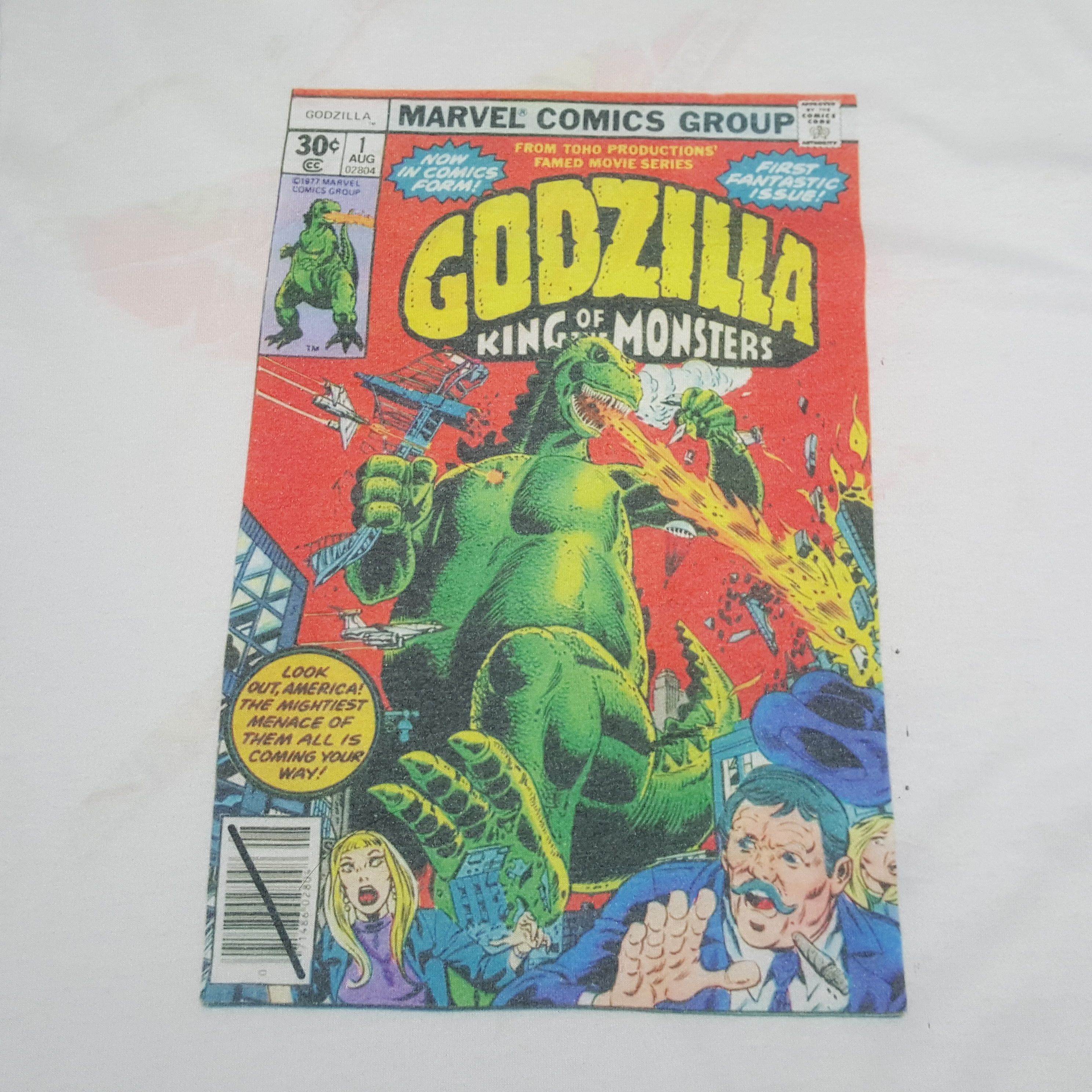 Vintage Godzilla King Of The Monsters Promo Style Tshirt RR27 Size US XL / EU 56 / 4 - 6 Thumbnail