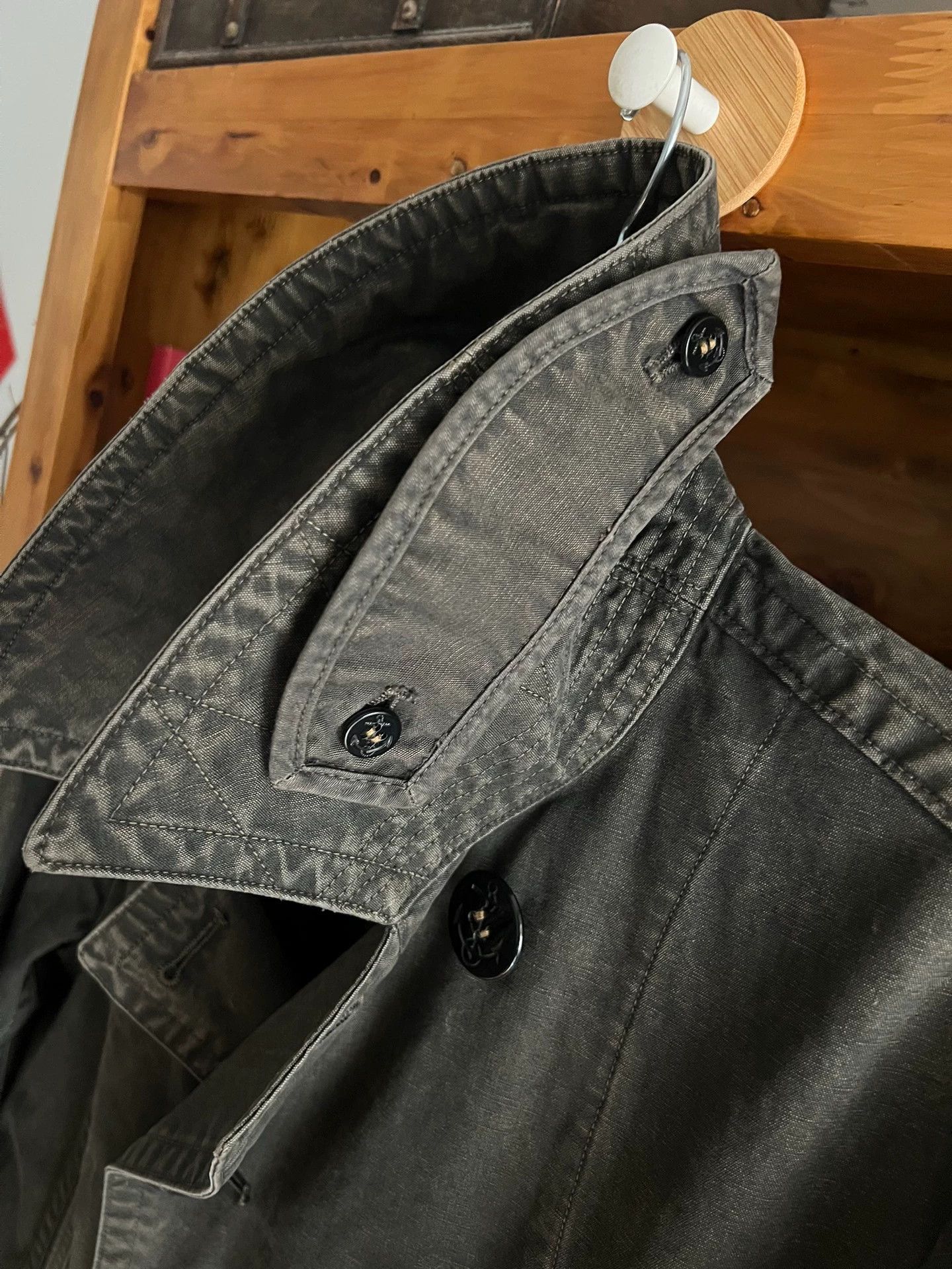 Polo Ralph Lauren Double RRL Heavy Washed Navy Field Jacket Authentic New Size US S / EU 44-46 / 1 - 3 Thumbnail