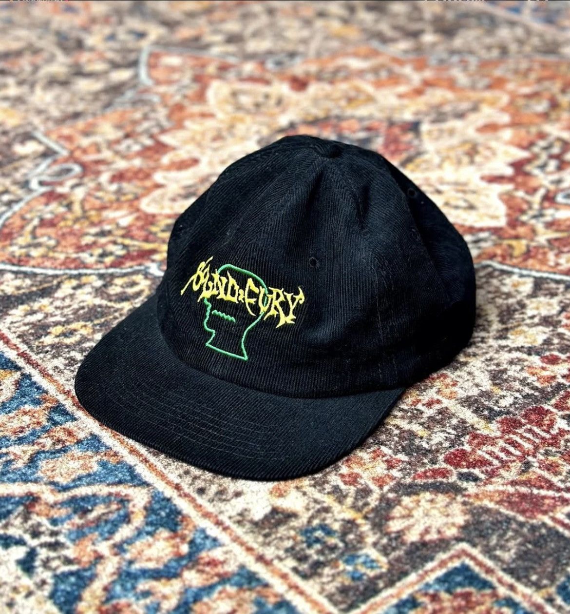Brain Dead BRAIN DEAD SOUND & FURY ‘23 CORDUROY HAT (BLACK) Size ONE SIZE - 2 Thumbnail