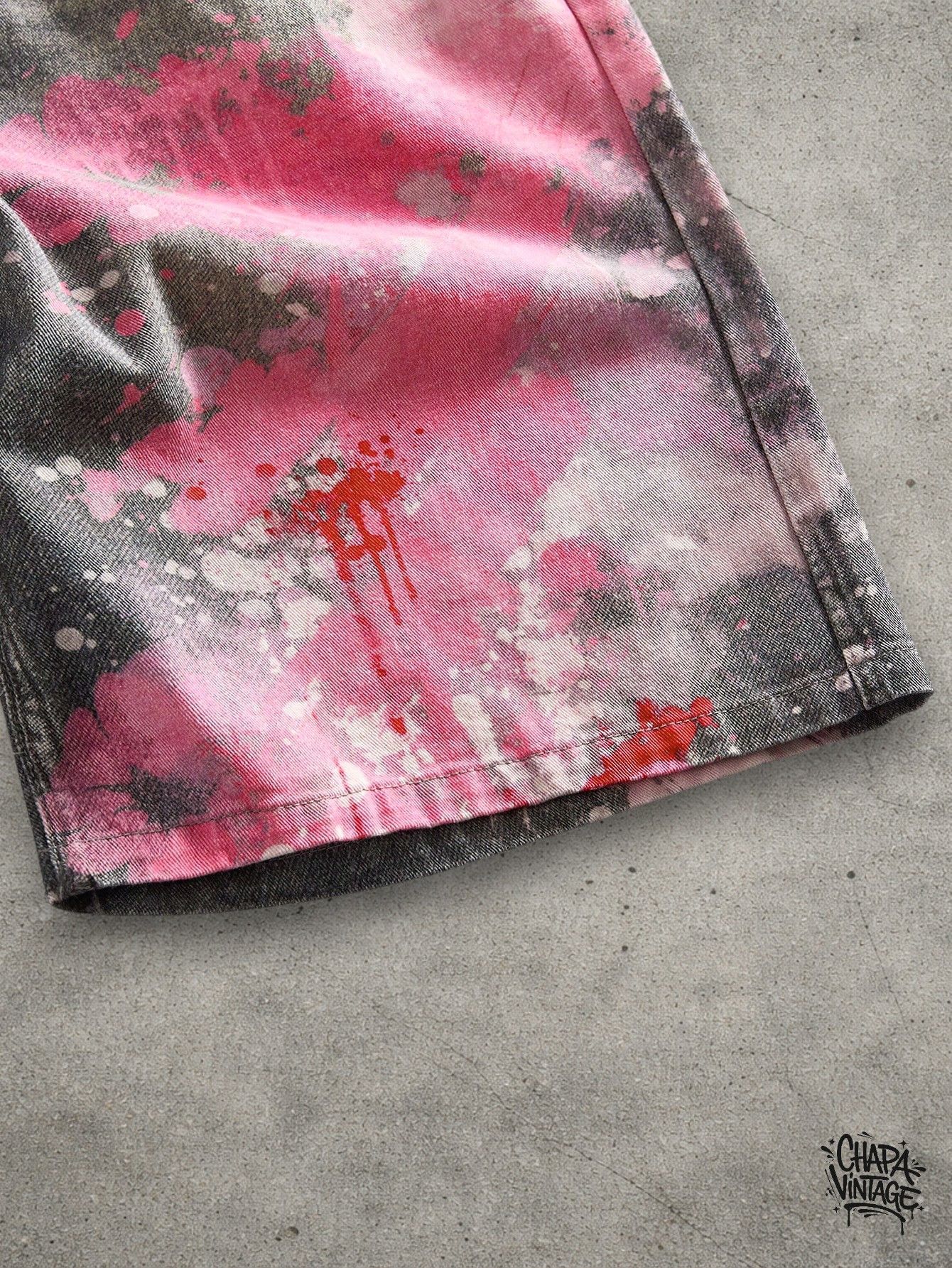 Japanese Brand Tie Dye denim shorts Size US 32 / EU 48 - 4 Thumbnail