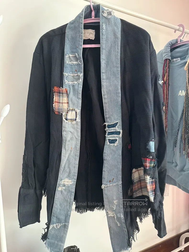Greg Lauren Greg Lauren Distressed patchwork robe Size US M / EU 48-50 / 2 - 1 Thumbnail