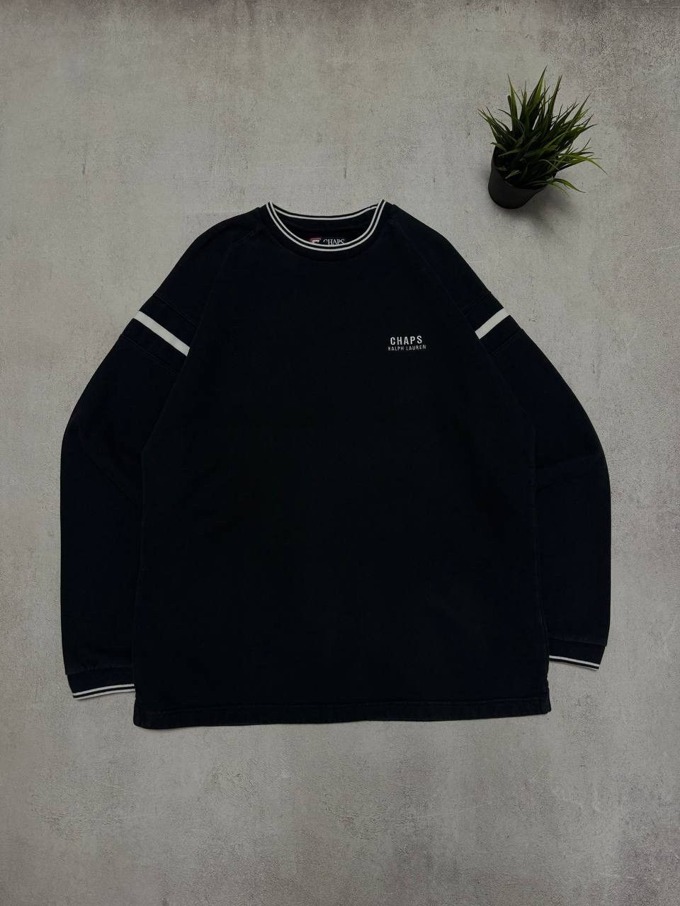 Chaps Ralph Lauren × Vintage Vintage Chaps Ralph Lauren Sweatshirt Baggy Y2K 90s Size US L / EU 52-54 / 3 - 1 Thumbnail