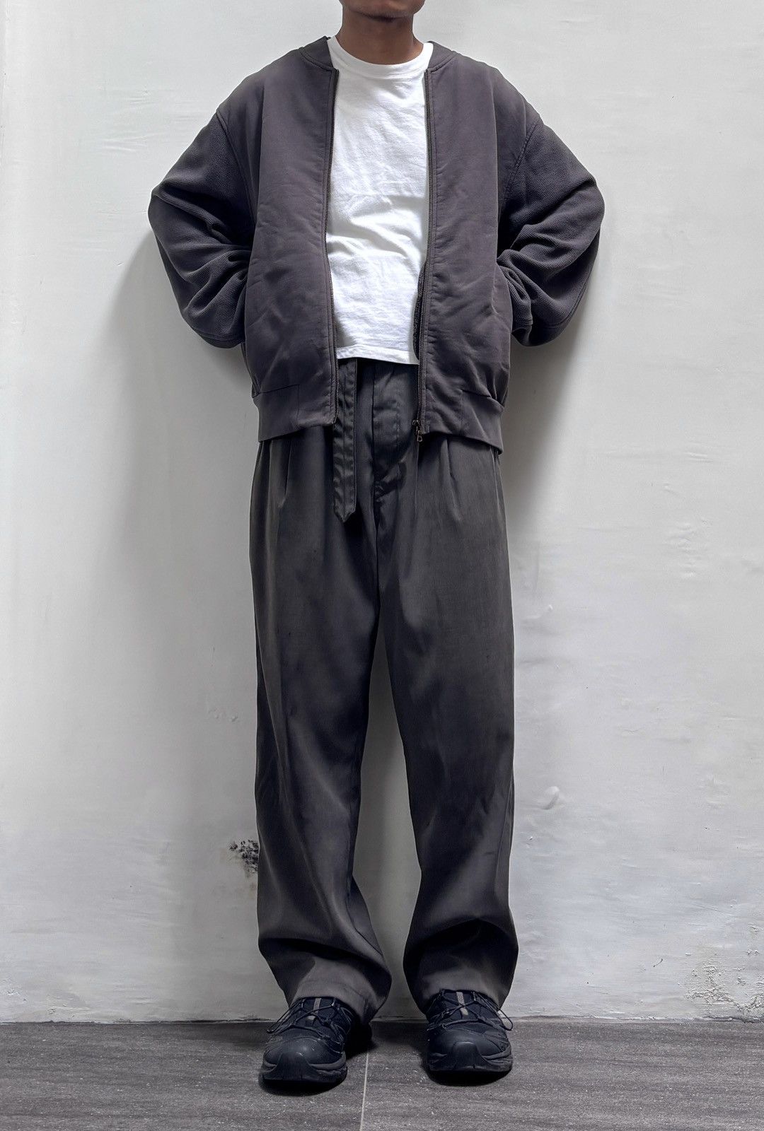 Dries Van Noten FREE TAX! Mesh Sleeved Bomber Jacket Size US M / EU 48-50 / 2 - 1 Thumbnail