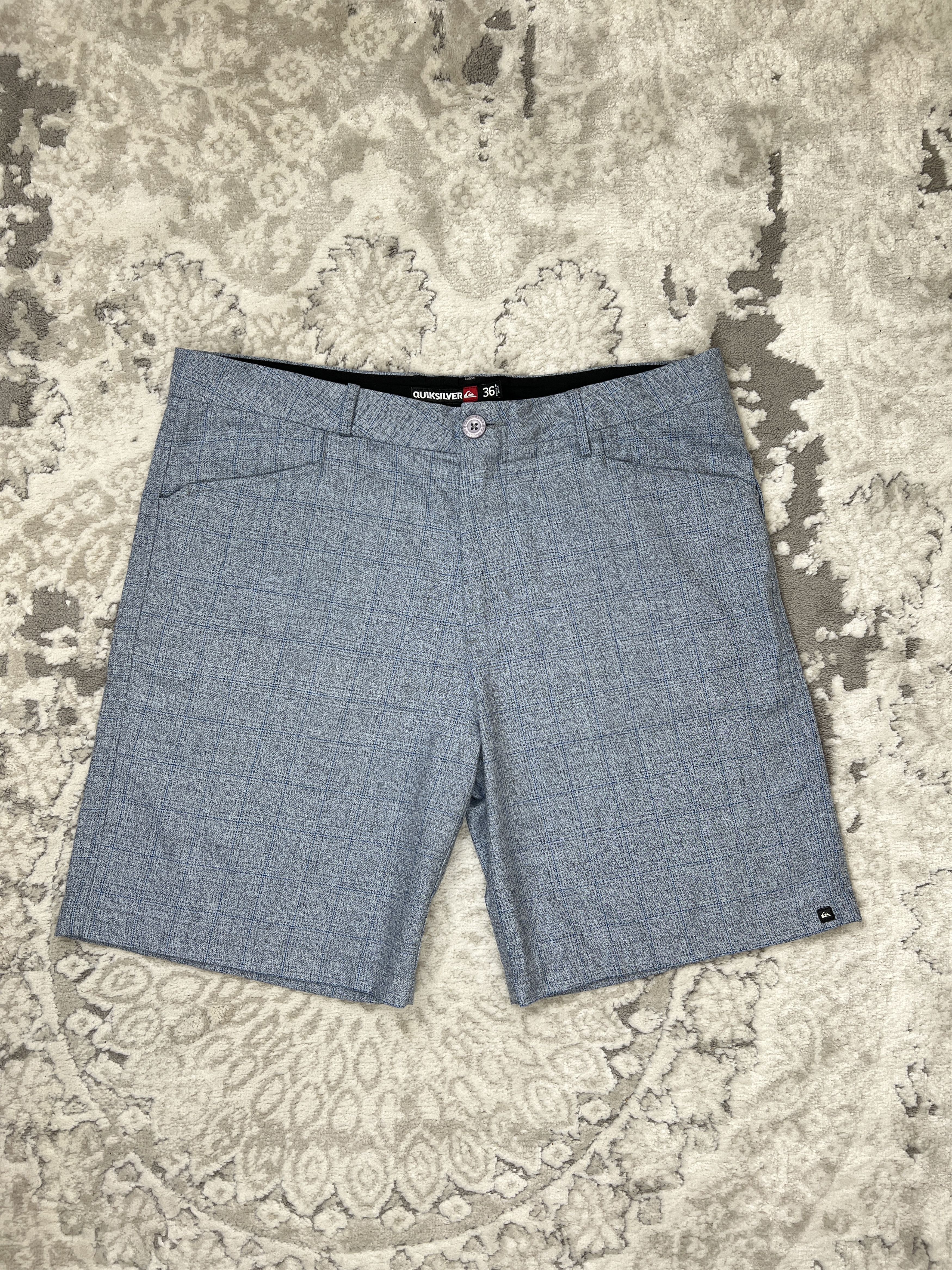 Quiksilver Quiksilver Royal Blue Hybrid Shorts Size US 36 / EU 52 - 1 Thumbnail