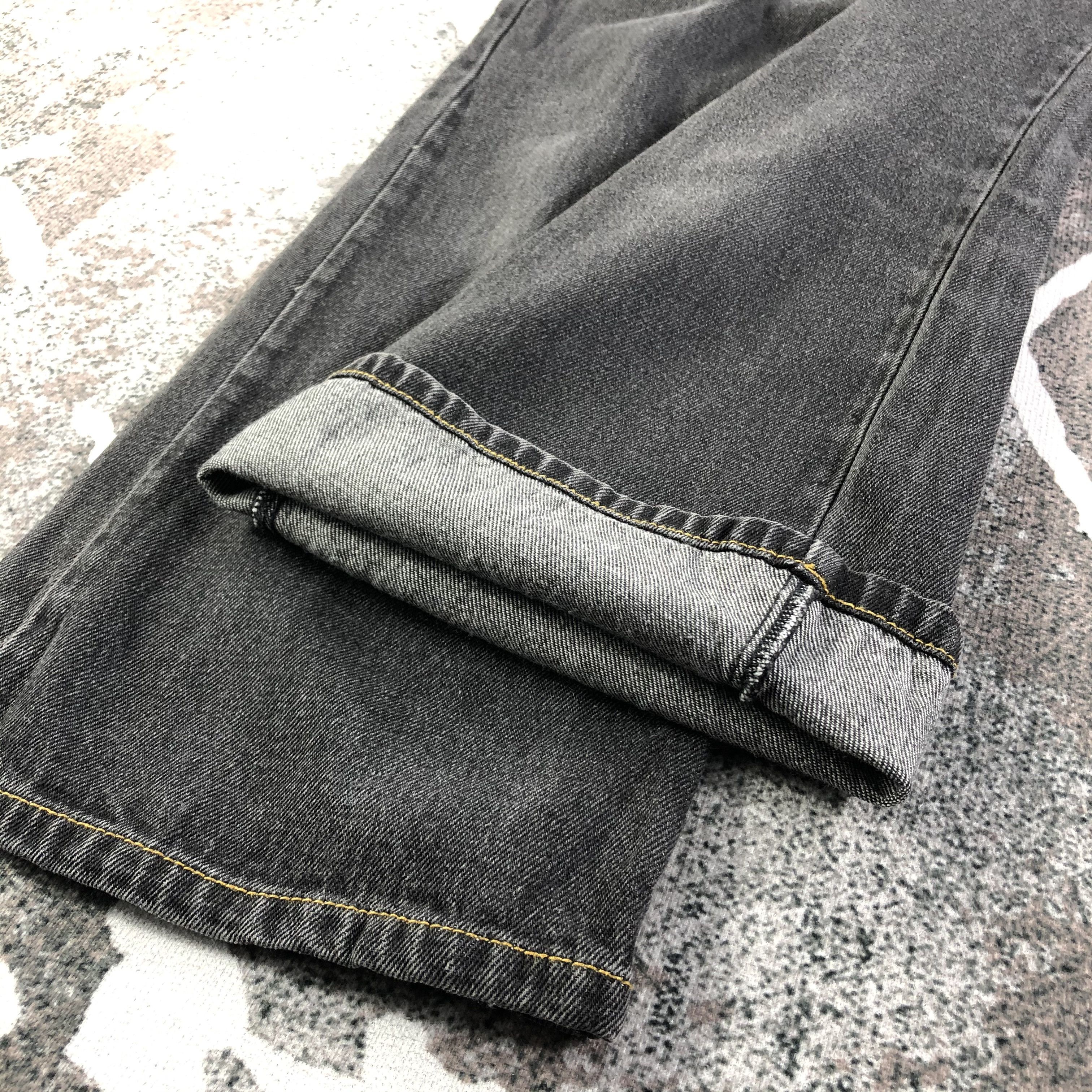 Japanese Brand Japanese Bush Pants Jeans Faded Black Denim KJ1642 Size 27" / US 4 / IT 40 - 5 Thumbnail