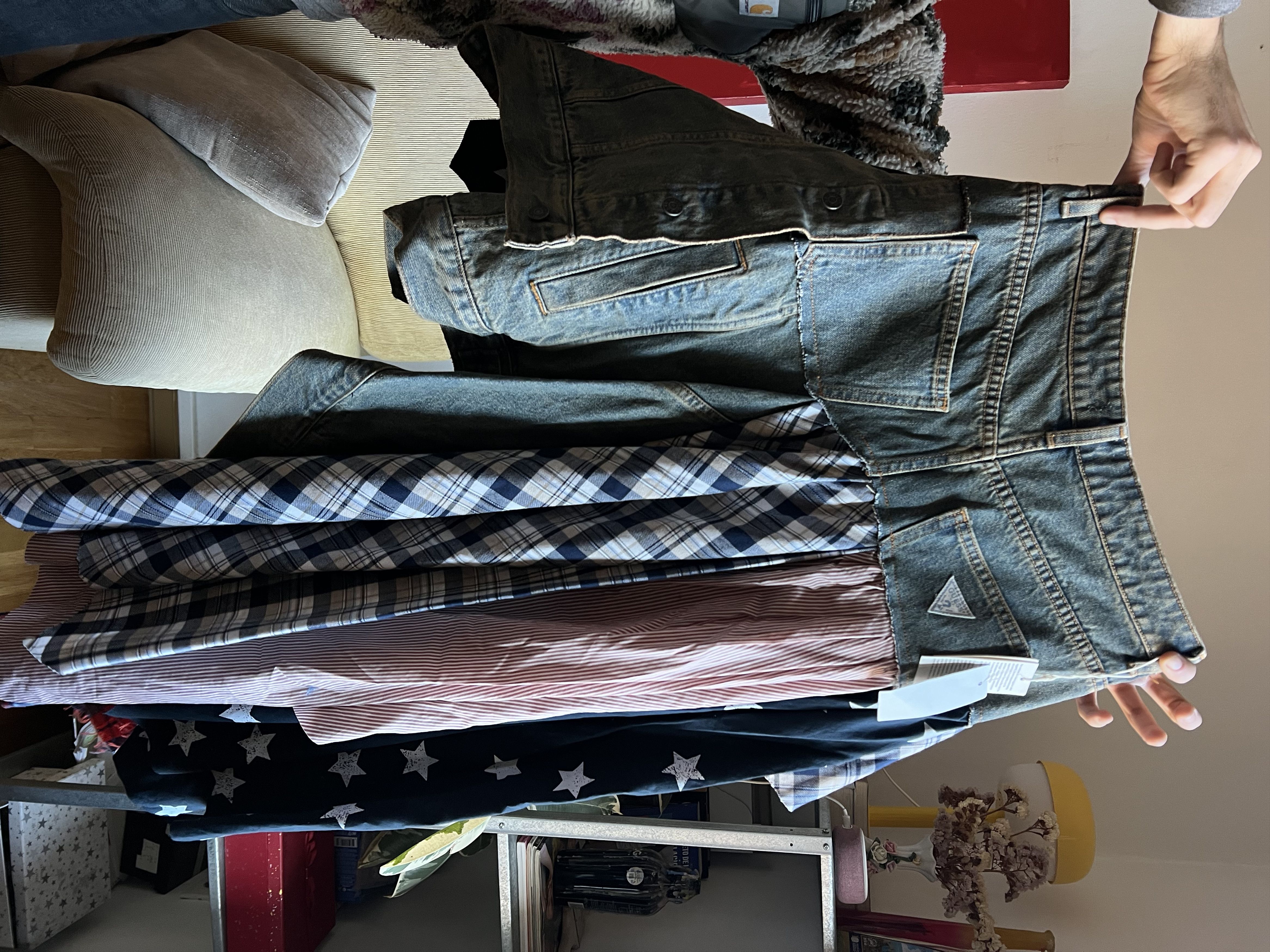 Guess Guess U.S.A American Tradition Skirt Size 26" / US 2 / IT 38 - 5 Thumbnail