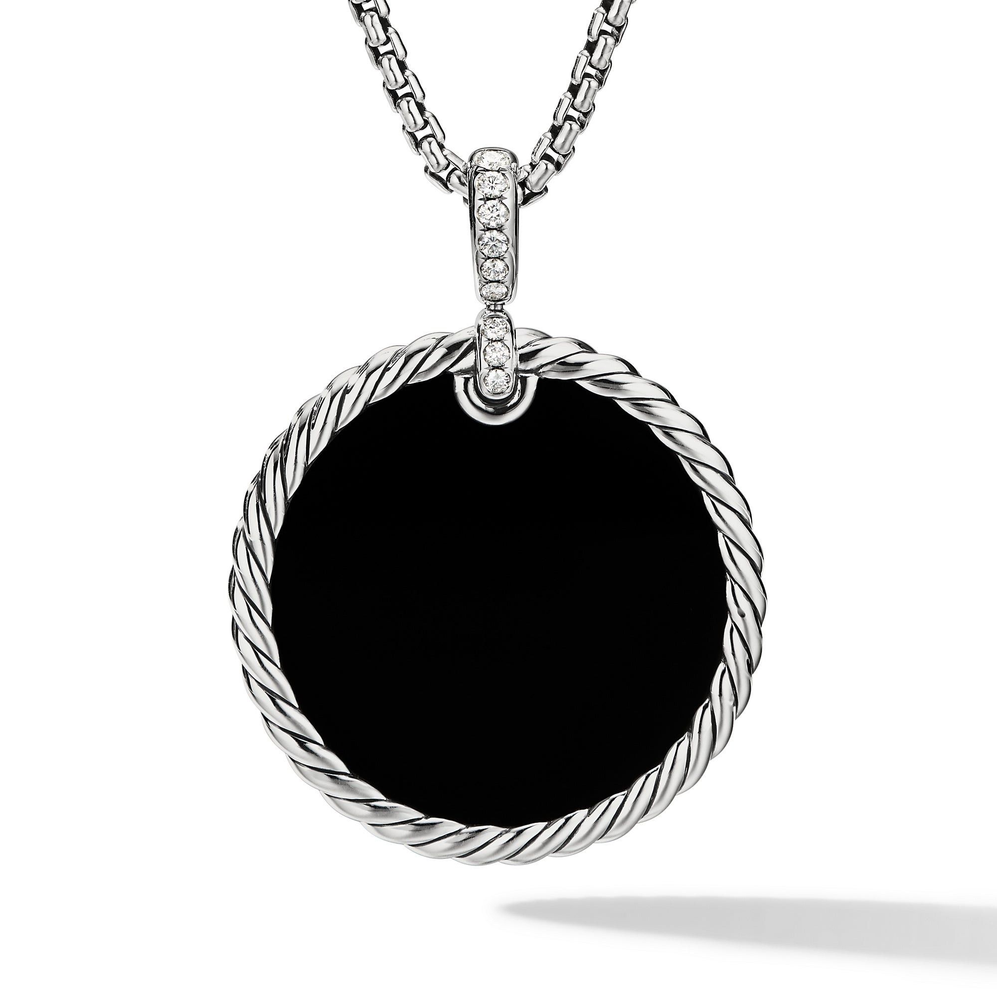 David Yurman o1w1db10526 D16998D Size:7/ Pendant in Silver With Diamond Size ONE SIZE - 1 Thumbnail
