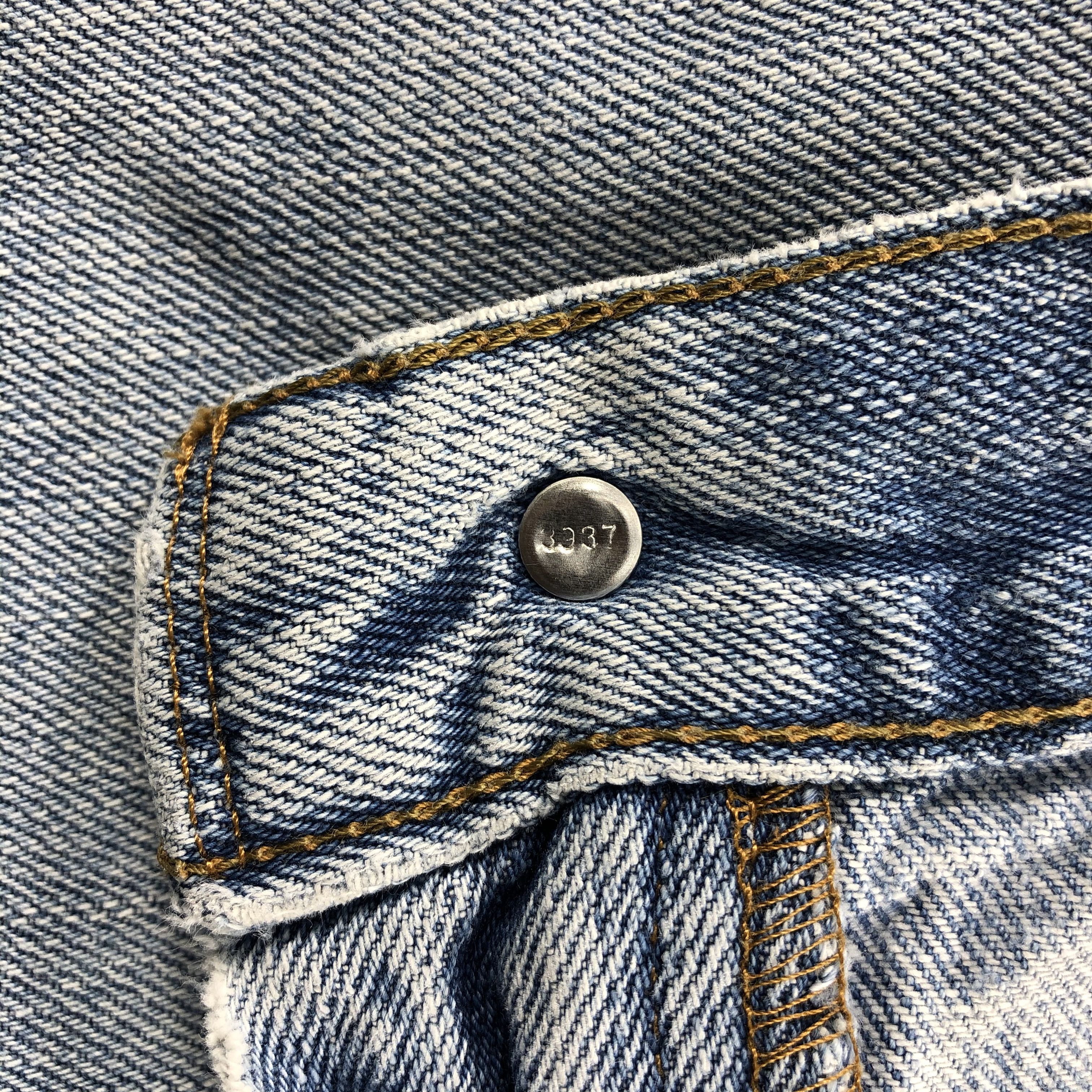 Levi's Vintage Levis 505 Jeans Stone Wash Denim KJ597 Size US 34 / EU 50 - 9 Thumbnail