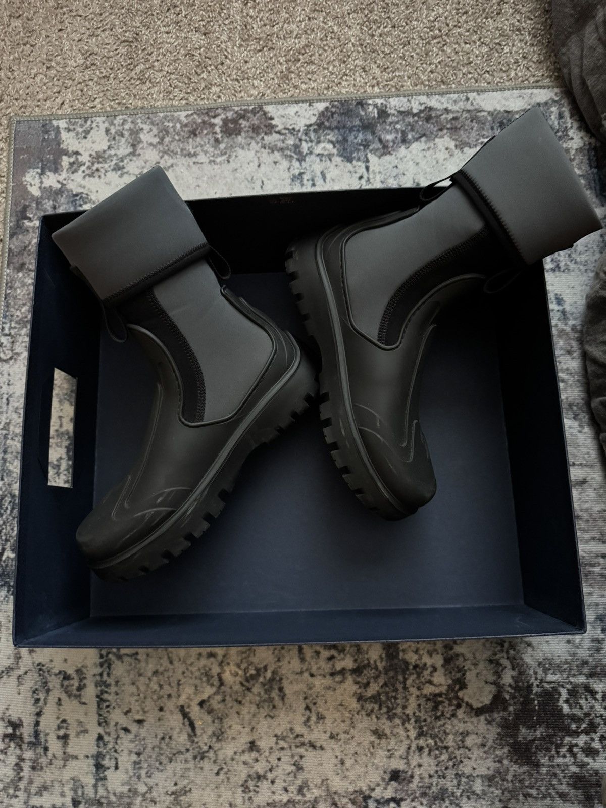 Dior Dior M-Garden Neoprene Boots Size US 7 / EU 40 - 3 Thumbnail