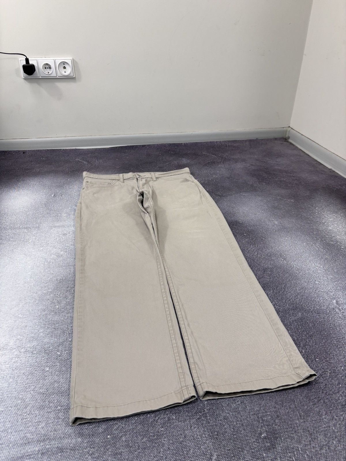 Levi's Vintage Levi’s 752 White Tab Men’s Beige/Grey Pants Jeans Size US 34 / EU 50 - 11 Thumbnail