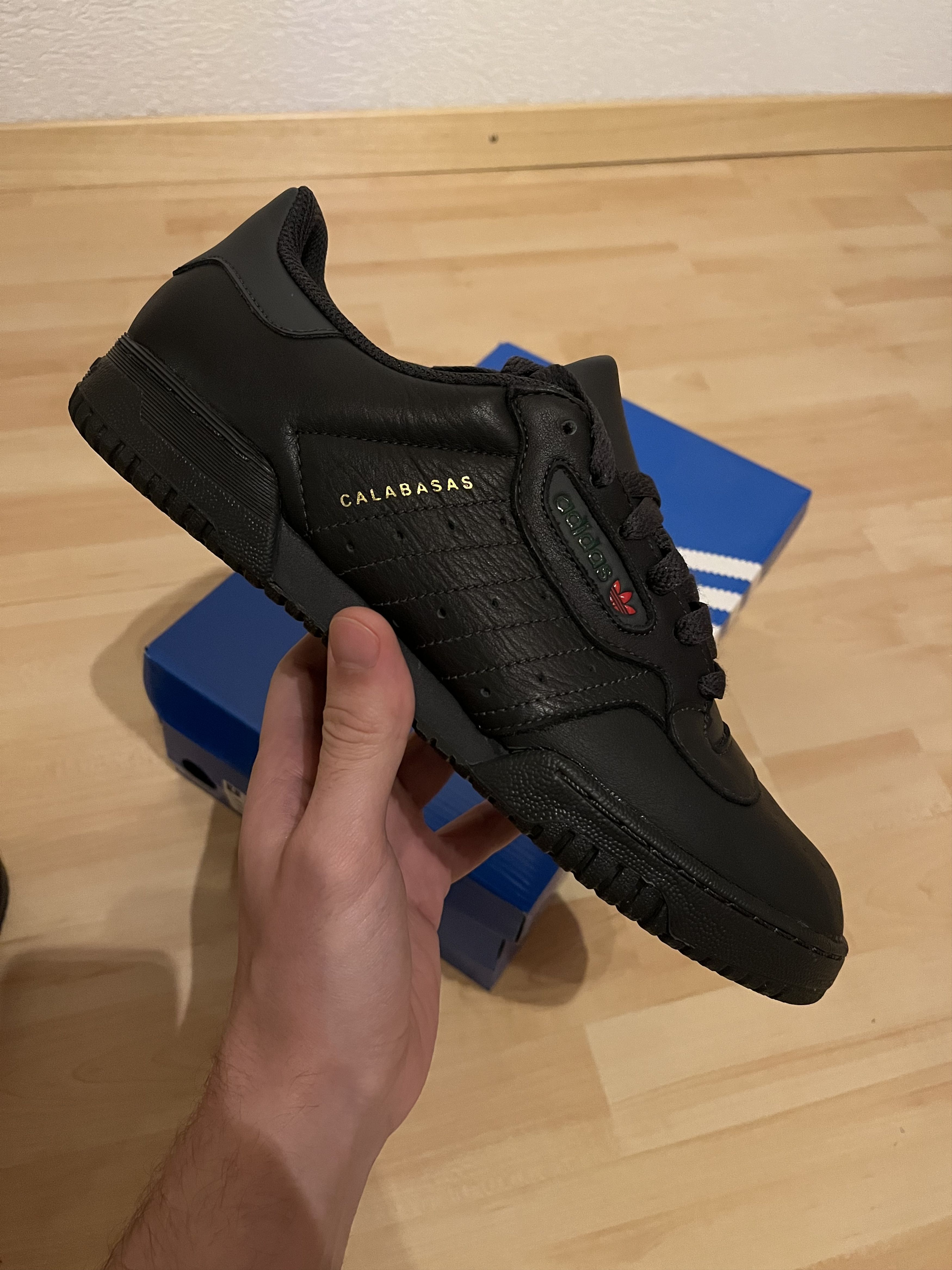 Adidas × Kanye West Adidas Yeezy Powerphase Black Size US 10 / EU 43 - 1 Thumbnail