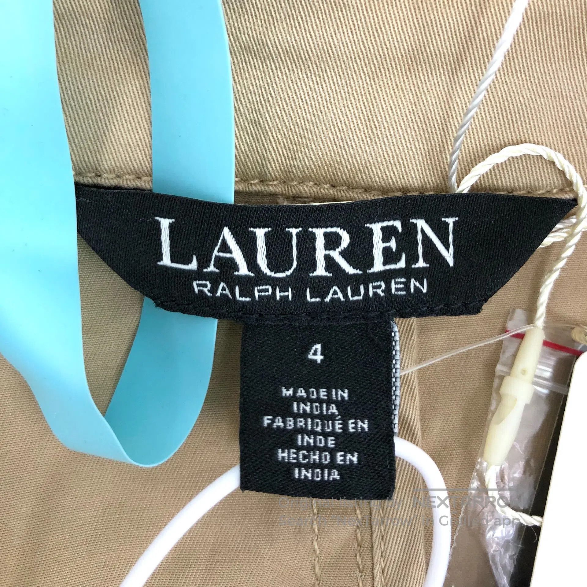 Polo Ralph Lauren Ralph Lauren Brown Cotton Collar Double-Breasted Sleeveles Size US XL / EU 56 / 4 - 5 Thumbnail