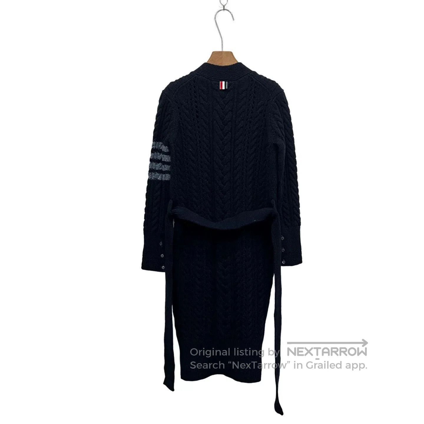 Thom Browne Thom Browne TB Cable Knit Striped Cardigan. Size XS / US 0-2 / IT 36-38 - 2 Thumbnail