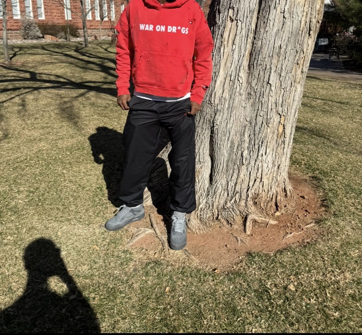 Other 1of1 “WAR ON DRUGS” Distressed Hoodie Size US L / EU 52-54 / 3 - 3 Thumbnail